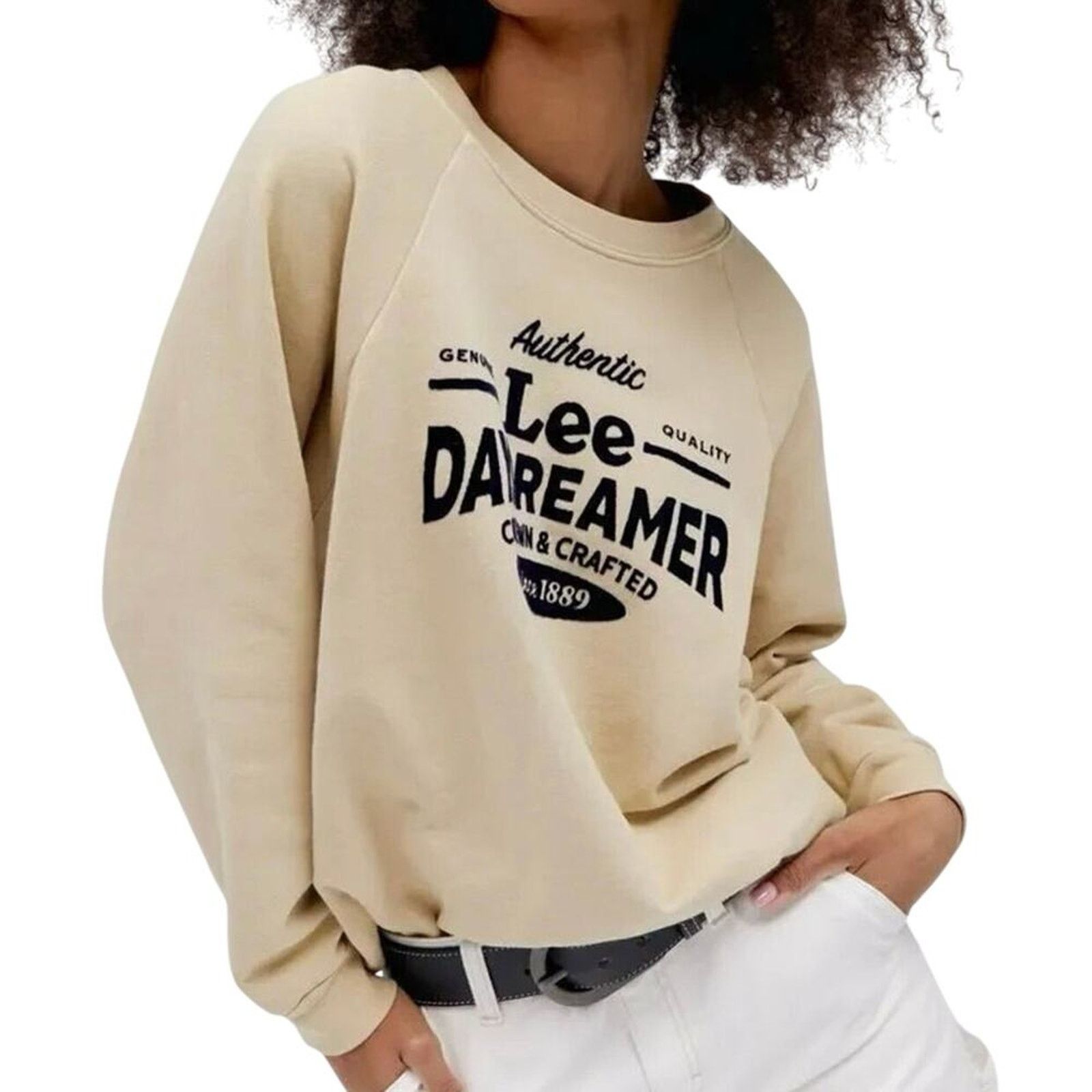 Daydreamer DAYDREAMER x LEE Genuine Quality Sweatshirt in Khaki Size M Size M / US 6-8 / IT 42-44 - 5 Thumbnail