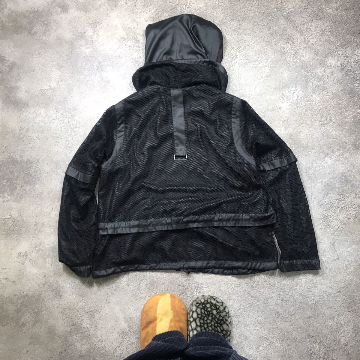 Vintage Vintage Y2K Oversized Mesh Zip Jacket Streetwear Grunge L Size US L / EU 52-54 / 3 - 6 Thumbnail