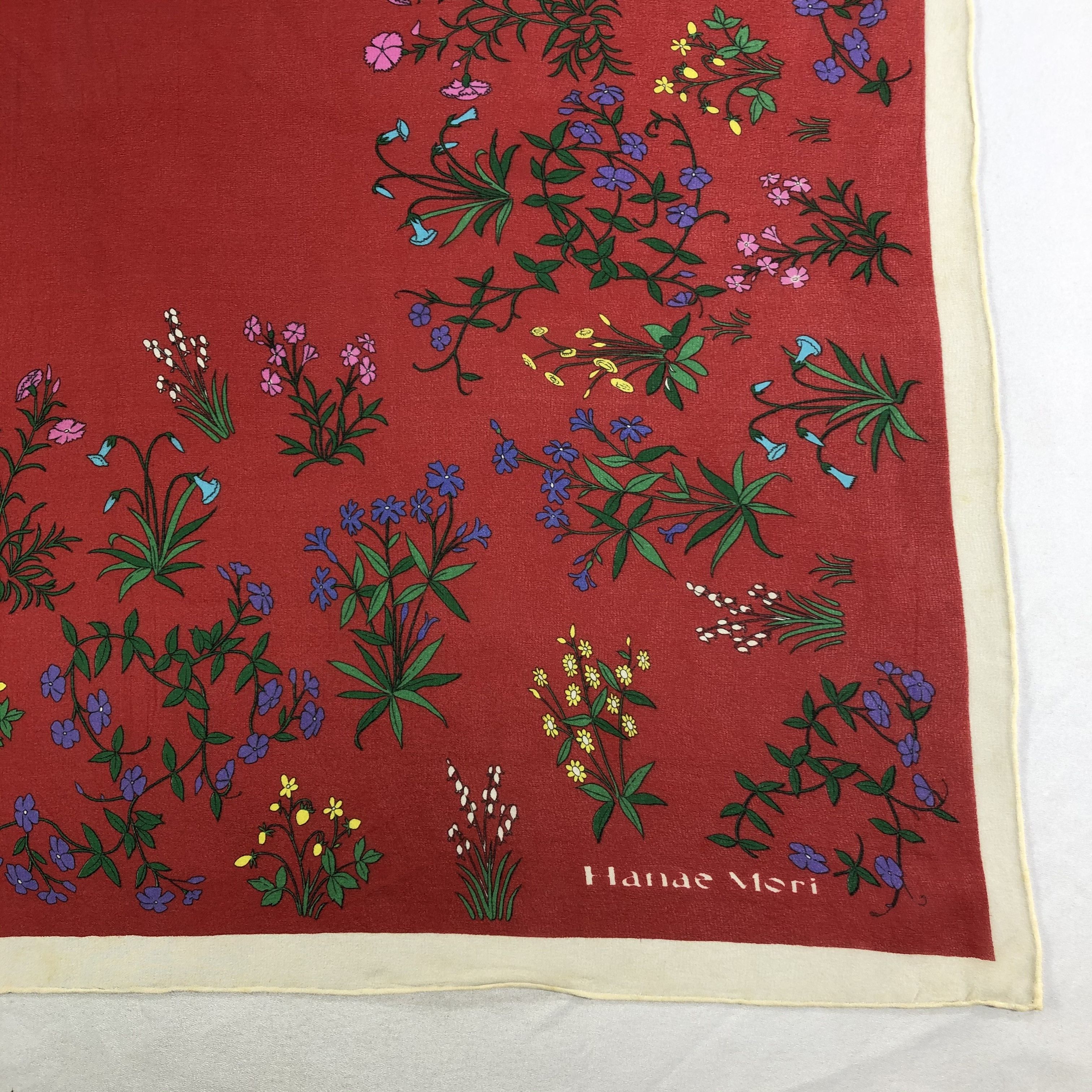 Hanae Mori Vintage Hanae Mori Silk Scarf Size ONE SIZE - 4 Thumbnail