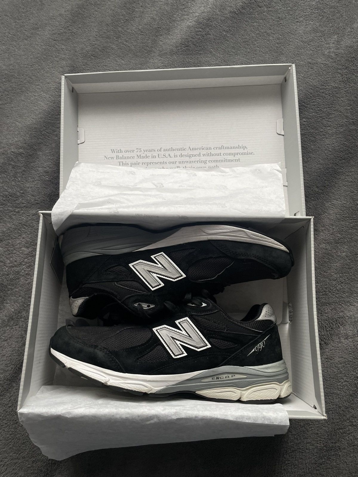 New Balance New Balance 990v3 MiUSA 11.5 45.5 Size US 11.5 / EU 44-45 - 10 Thumbnail