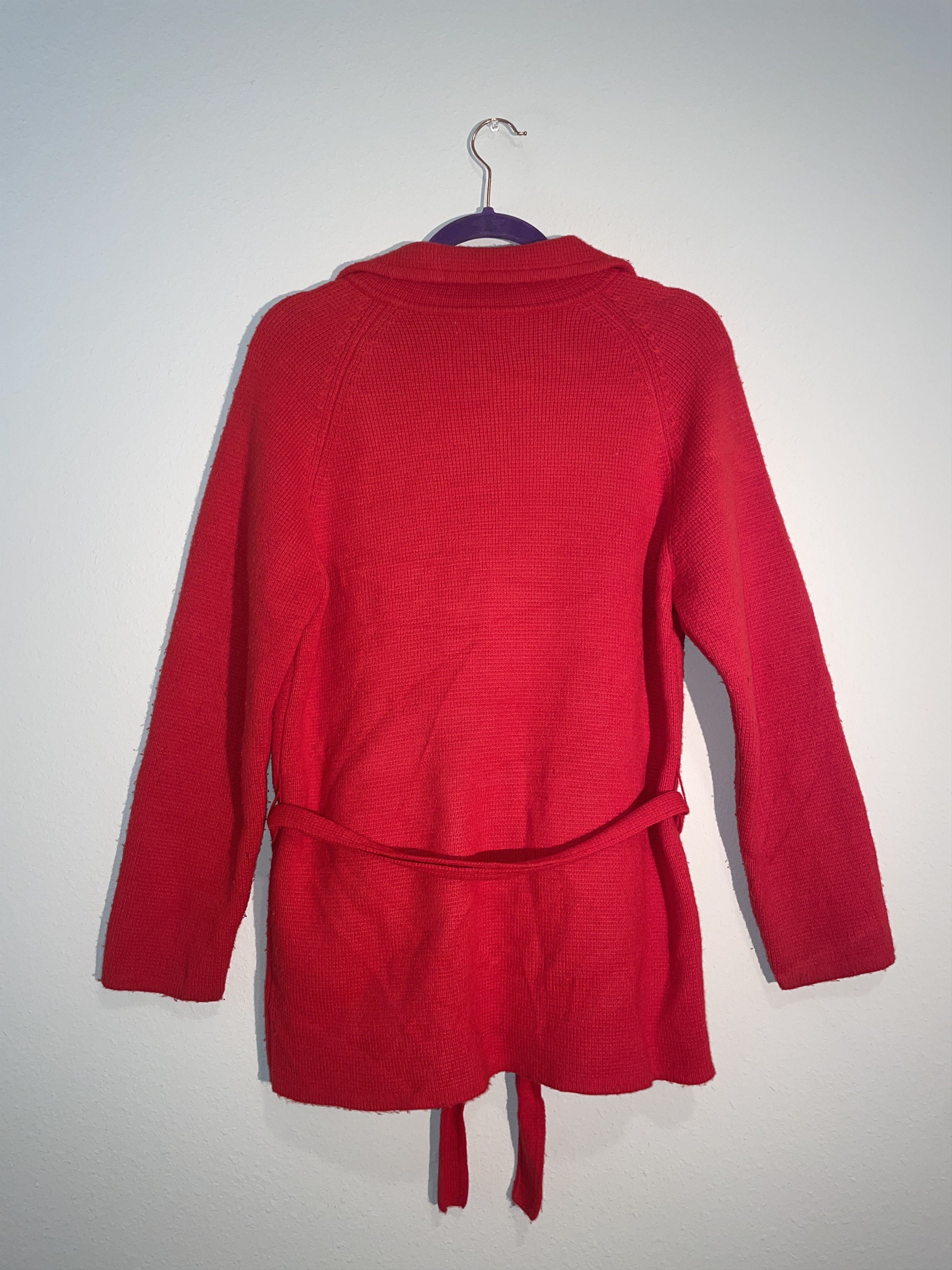 Other Lili Of California Red Sweater with Gold Buttons Large Size L / US 10 / IT 46 - 5 Thumbnail
