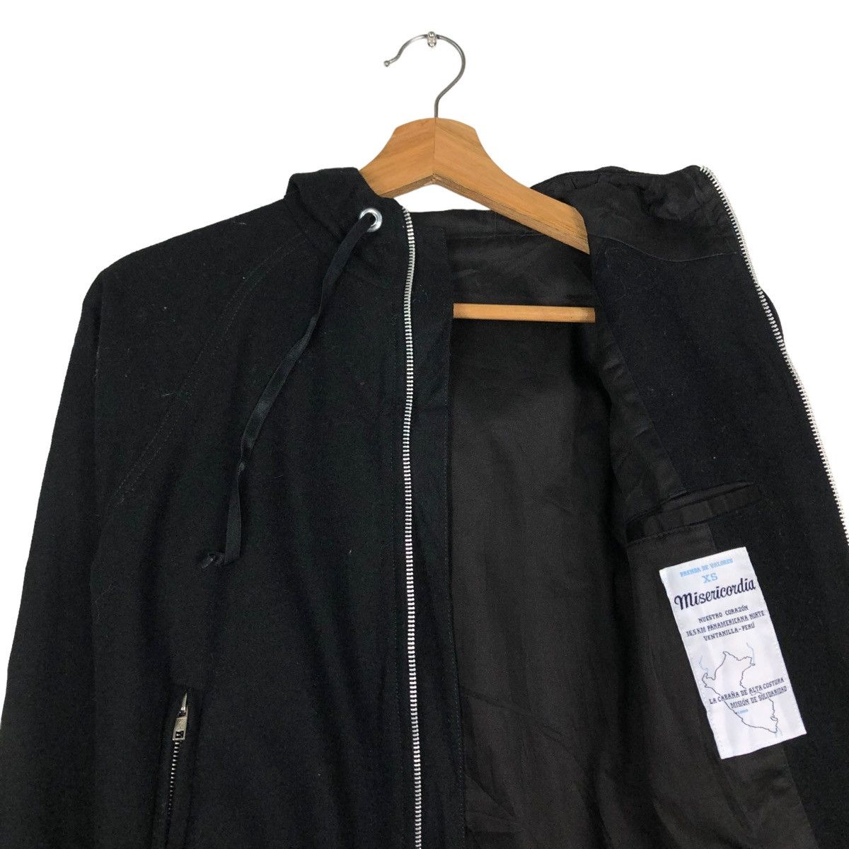 Hysteric Glamour 🔥VINTAGE CROPPED BIKER JACKET BONDAGE DESIGN MISERICODIA Size US XS / EU 42 / 0 - 13 Thumbnail
