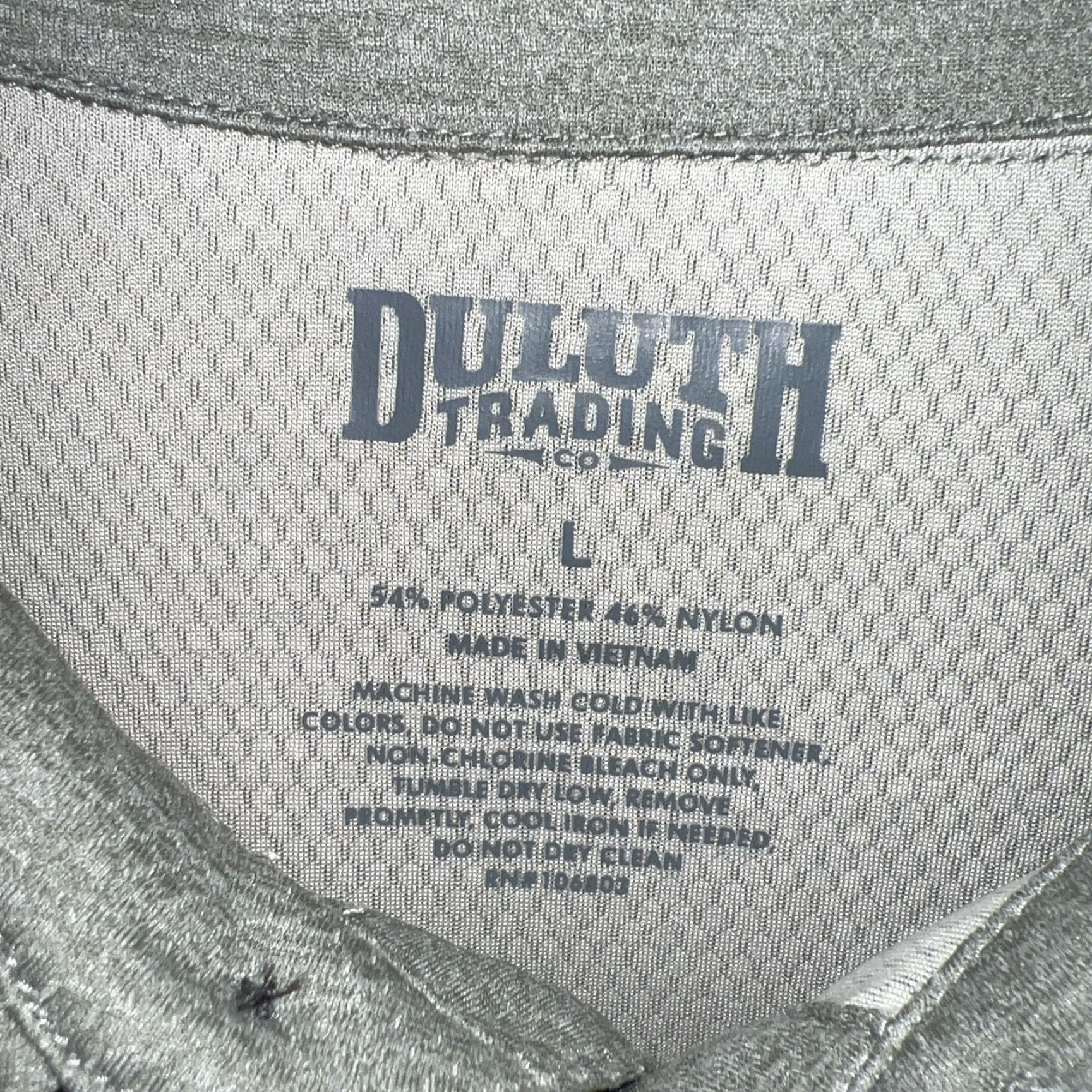 CO Duluth Trading Co Gray Pocket Polo Shirt Mens Size L Size US L / EU 52-54 / 3 - 4 Thumbnail