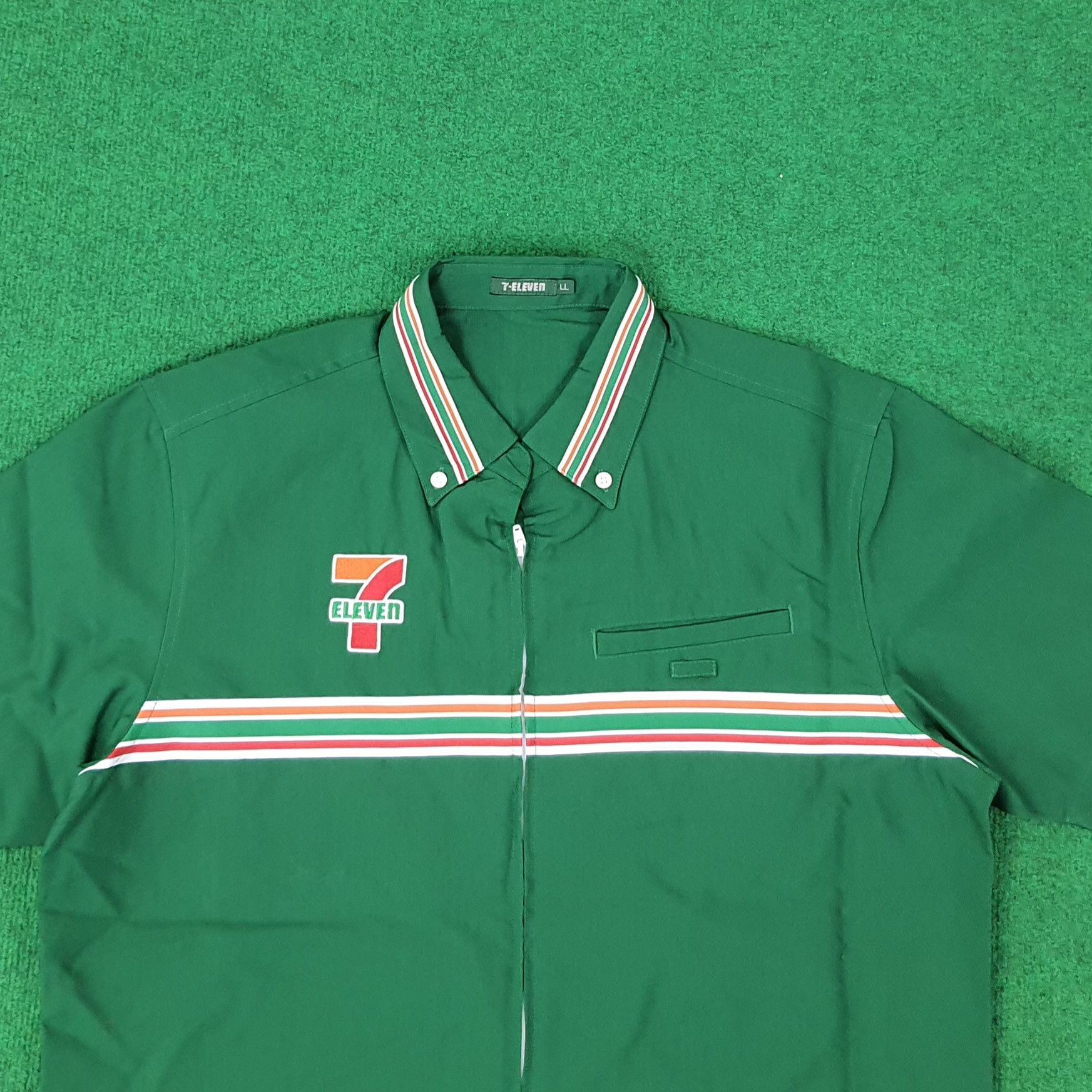 Other Vintage 7 Eleven Japan Worker Staff Uniform Jacket C239N54 Size US L / EU 52-54 / 3 - 2 Thumbnail