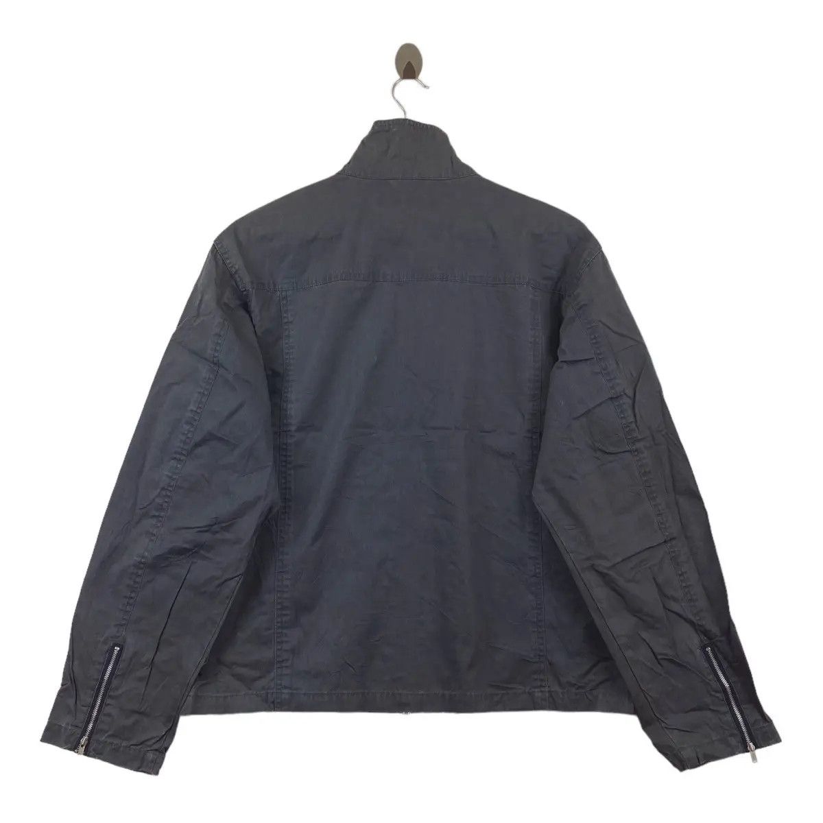 Vintage Vintage D’HOMME A HOMME Belt Neck Motorcycle Jacket Size US L / EU 52-54 / 3 - 3 Thumbnail