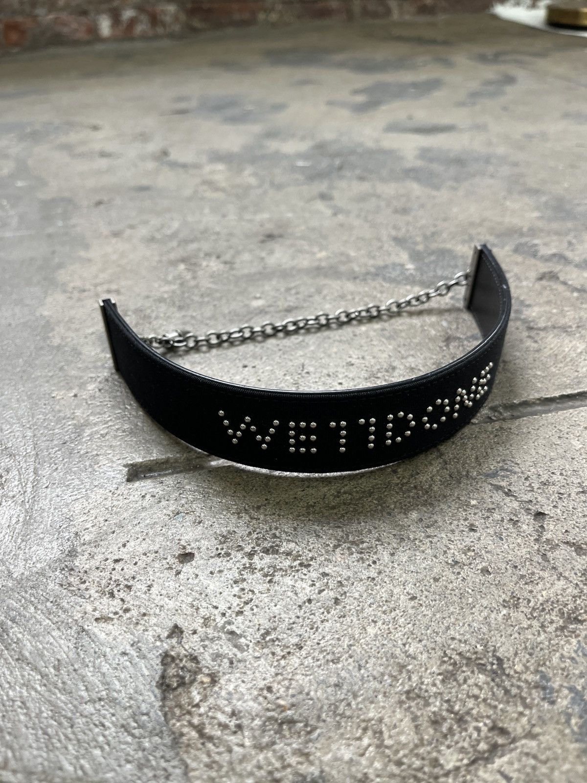 WE11DONE WE11DONE Studded Choker Necklace (unisex) Size ONE SIZE - 11 Thumbnail