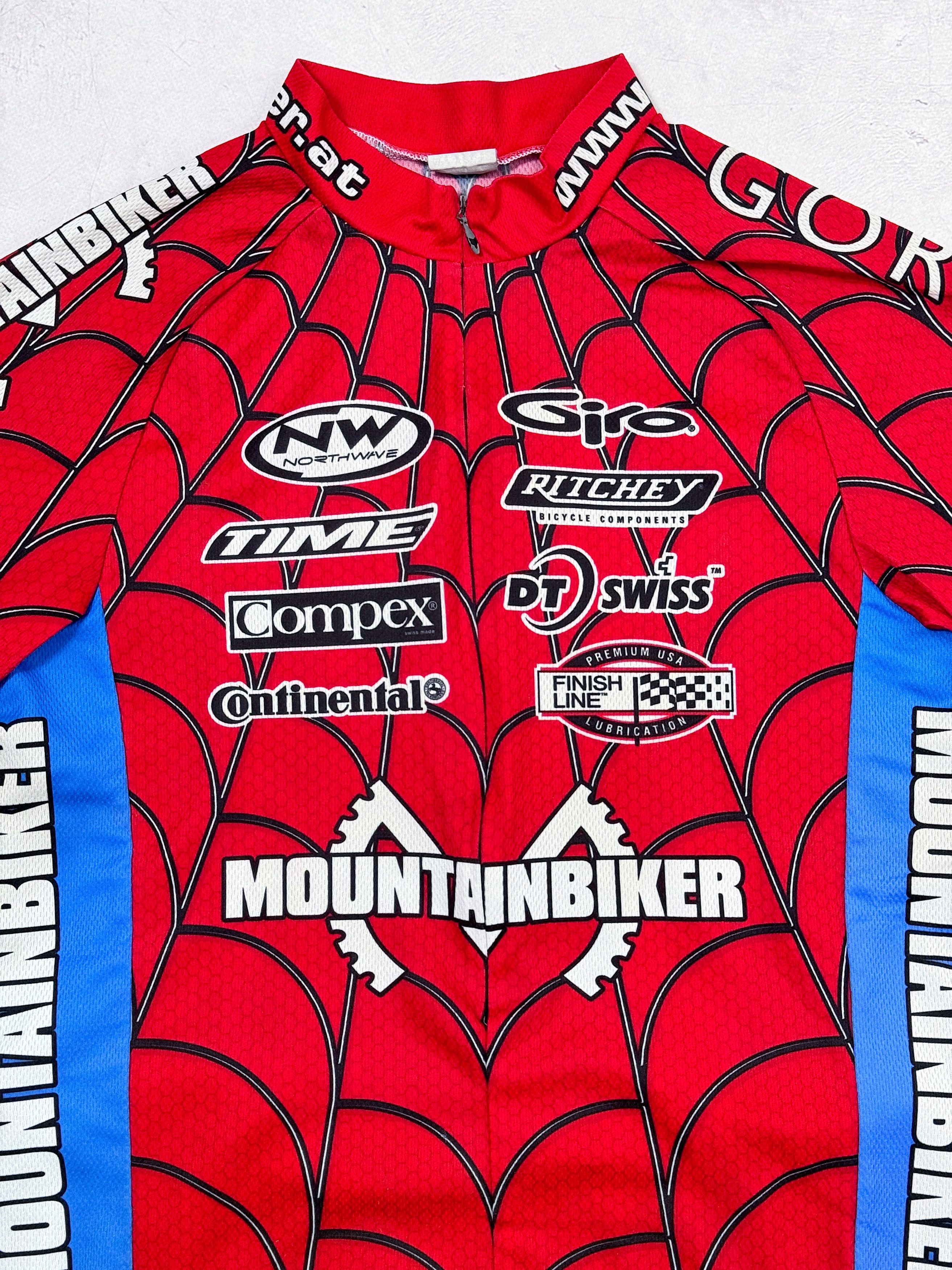 Vintage Mountainbiker Cycling Jersey Continental Giro DT Swiss Size US M / EU 48-50 / 2 - 3 Thumbnail