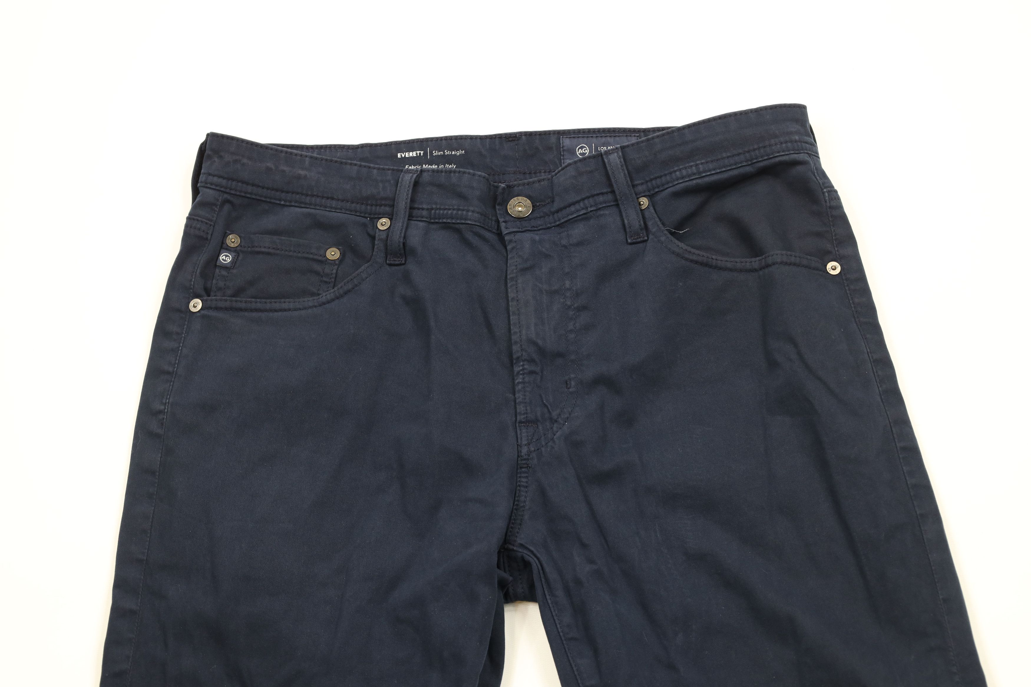 AG Adriano Goldschmied × Vintage Adriano Goldschmied Everett Slim Straight Leg Stretch Pants Size US 32 / EU 48 - 2 Thumbnail