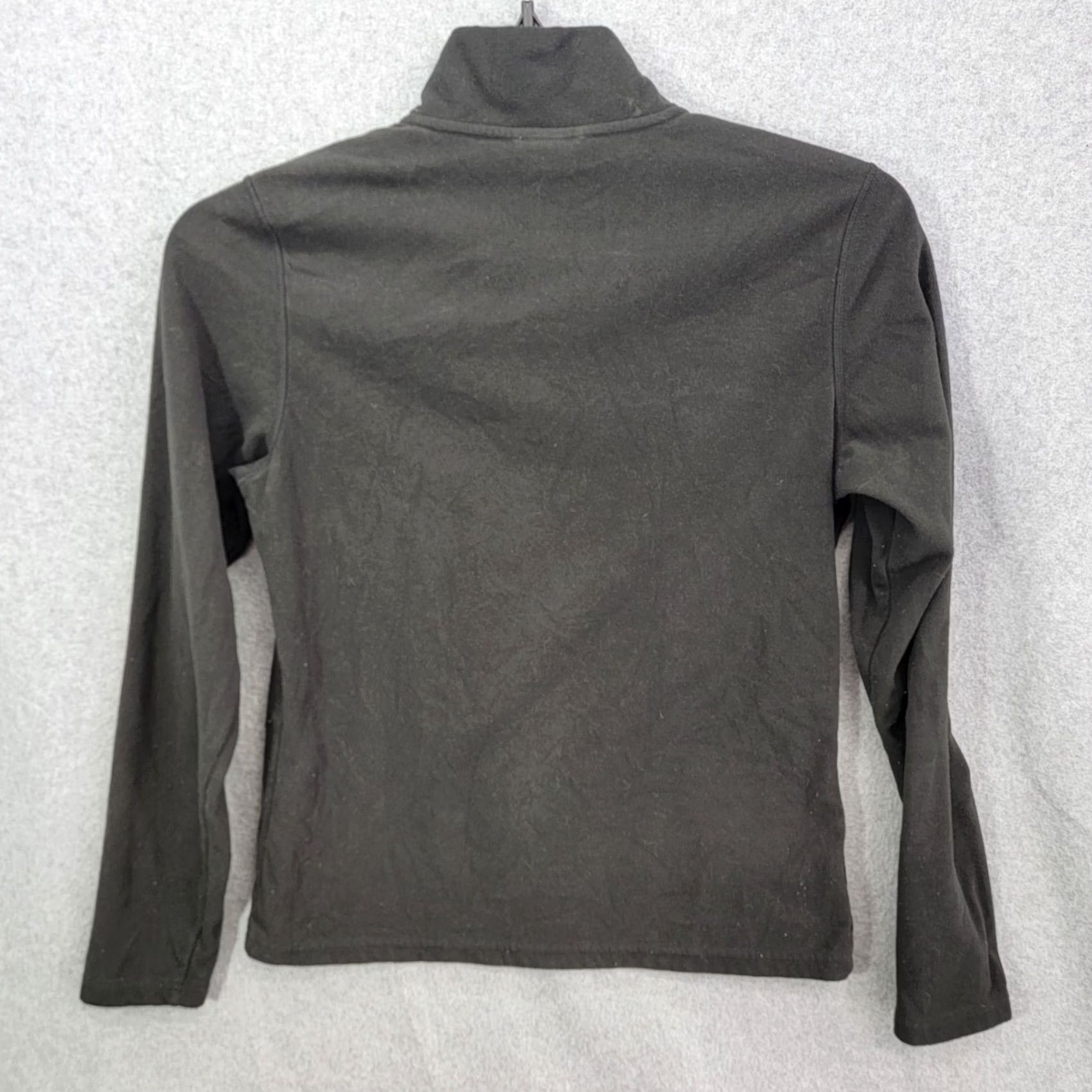 The North Face The North Face Jacket Womens M 1/4 Zip Fleece Black TKA 100 Modern Classic Outdoors Logo Zip Pocket Mid-Length Regular Fit 100 Polyester Black Womens Size M / US 6-8 / IT 42-44 - 6 Thumbnail