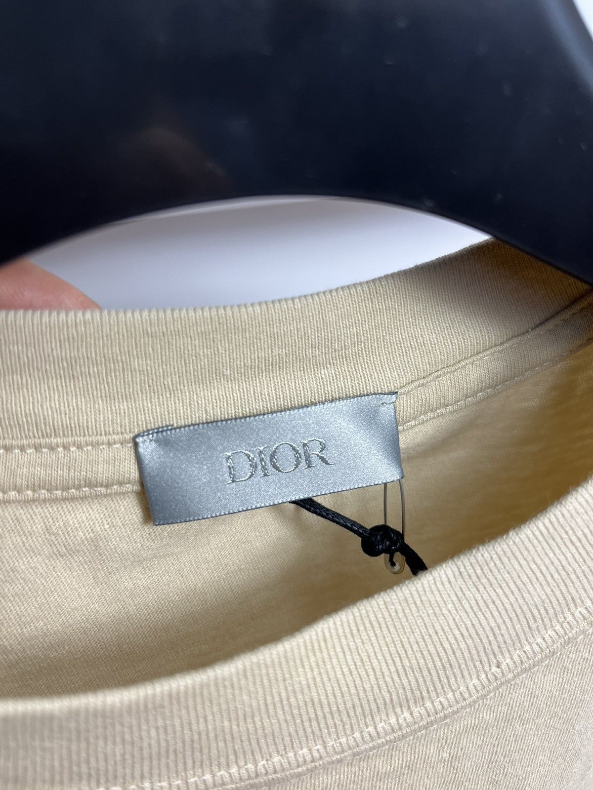 Dior Yellow Stone embroidered logo back print t-shirt Size US S / EU 44-46 / 1 - 6 Thumbnail