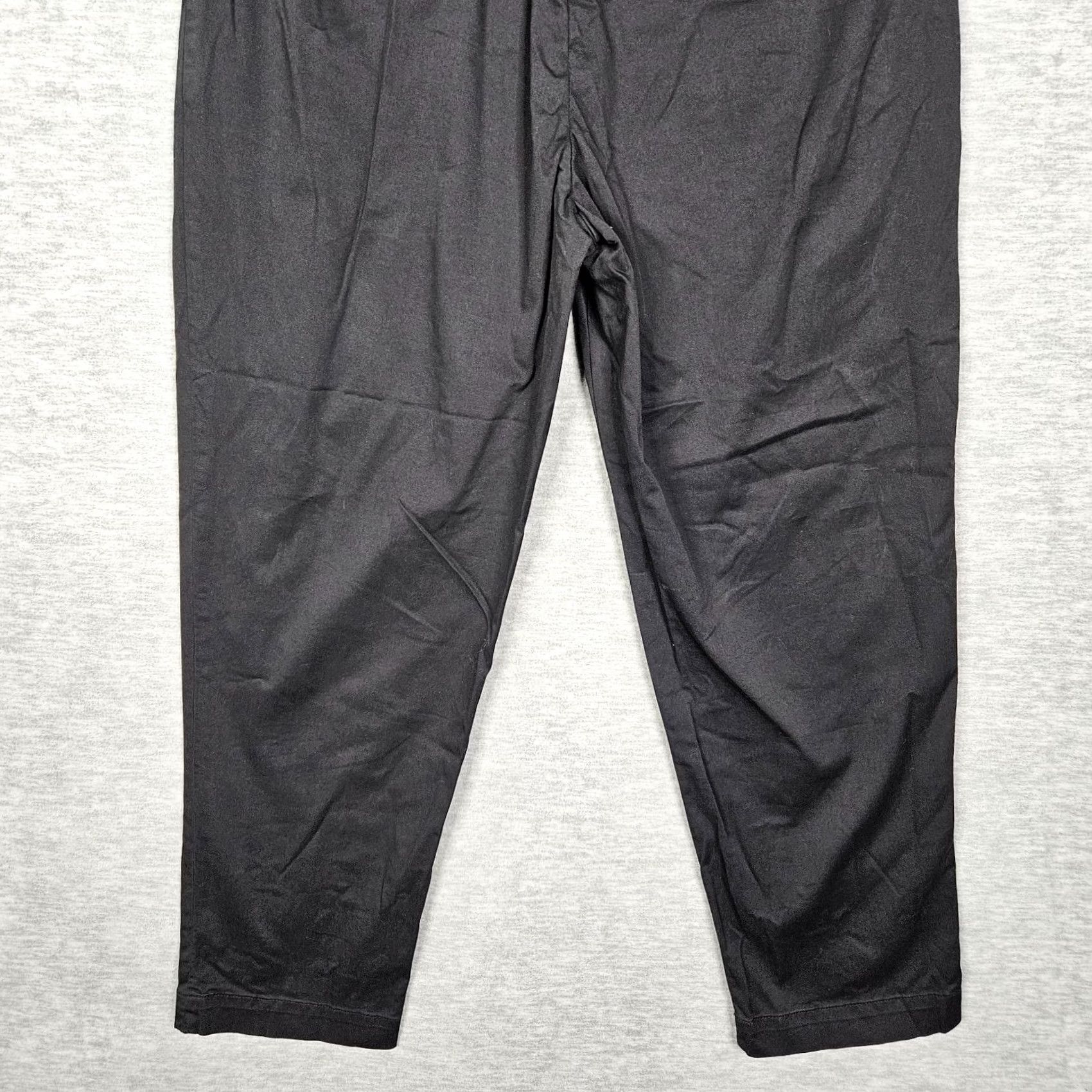 Everlane Everlane Black Women's Pull On Casual Pants Size 4 Regular Straight Pants Womens Black Casual Pant Size 27" / US 4 / IT 40 - 4 Thumbnail