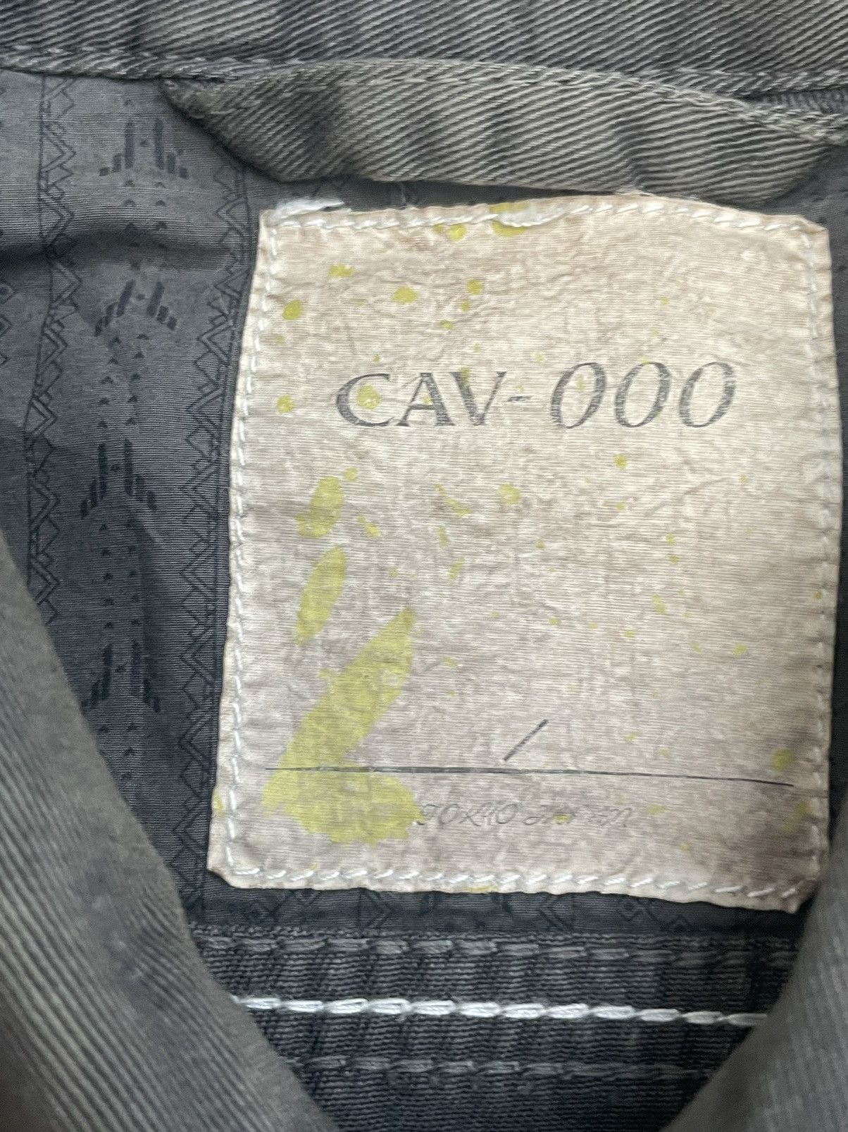 Japanese Brand Cav-000 Sun Faded Denim Jacket Size US S / EU 44-46 / 1 - 13 Thumbnail