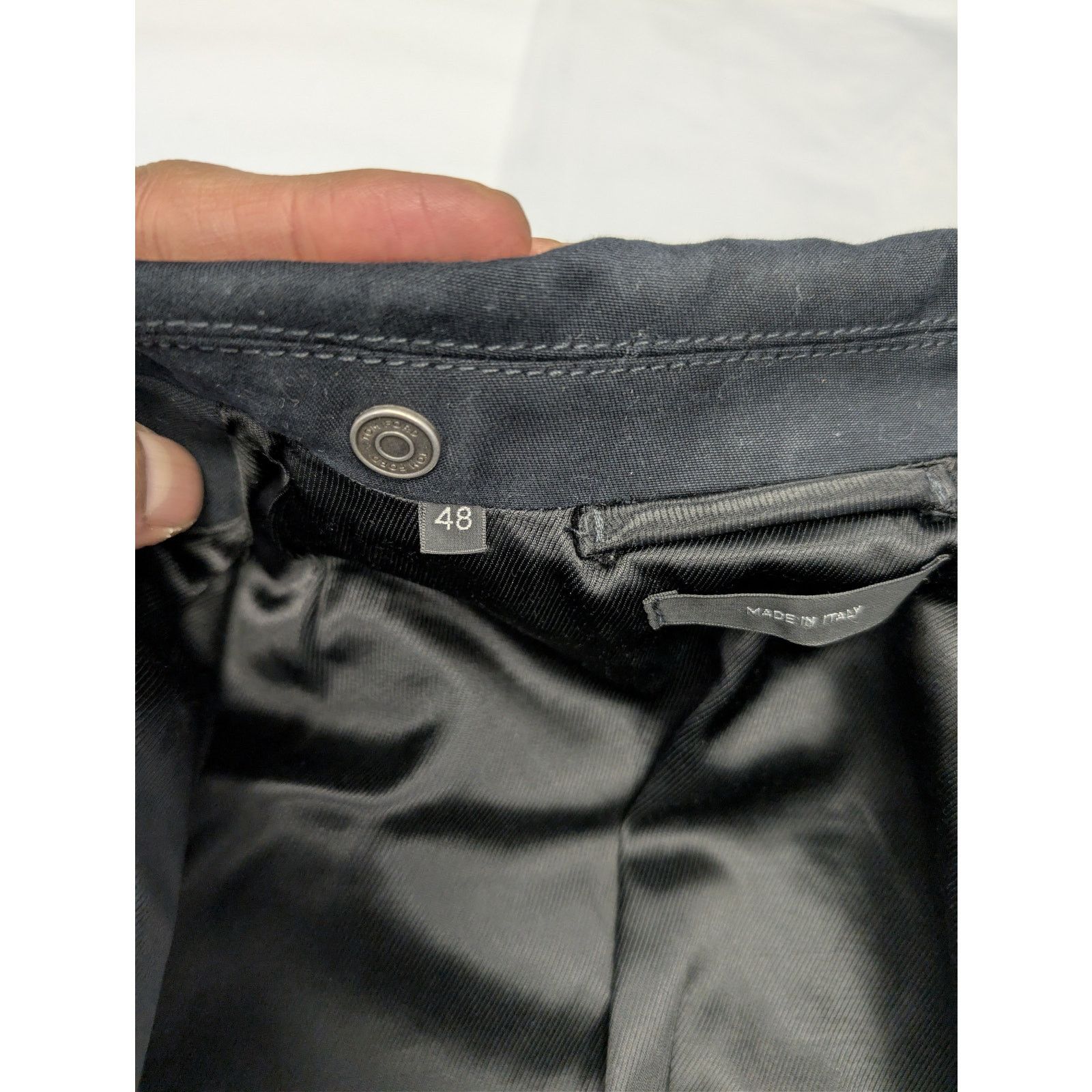 Tom Ford o1rshd1 CC20 Cotton Twill Trucker Jacket in Black Size US M / EU 48-50 / 2 - 21 Thumbnail