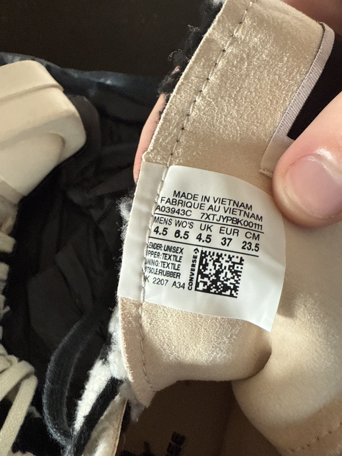Converse × Rick Owens Drkshdw CONVERSE X DRKSHDW TURBODRK HI Size US 5 / EU 37 - 5 Thumbnail