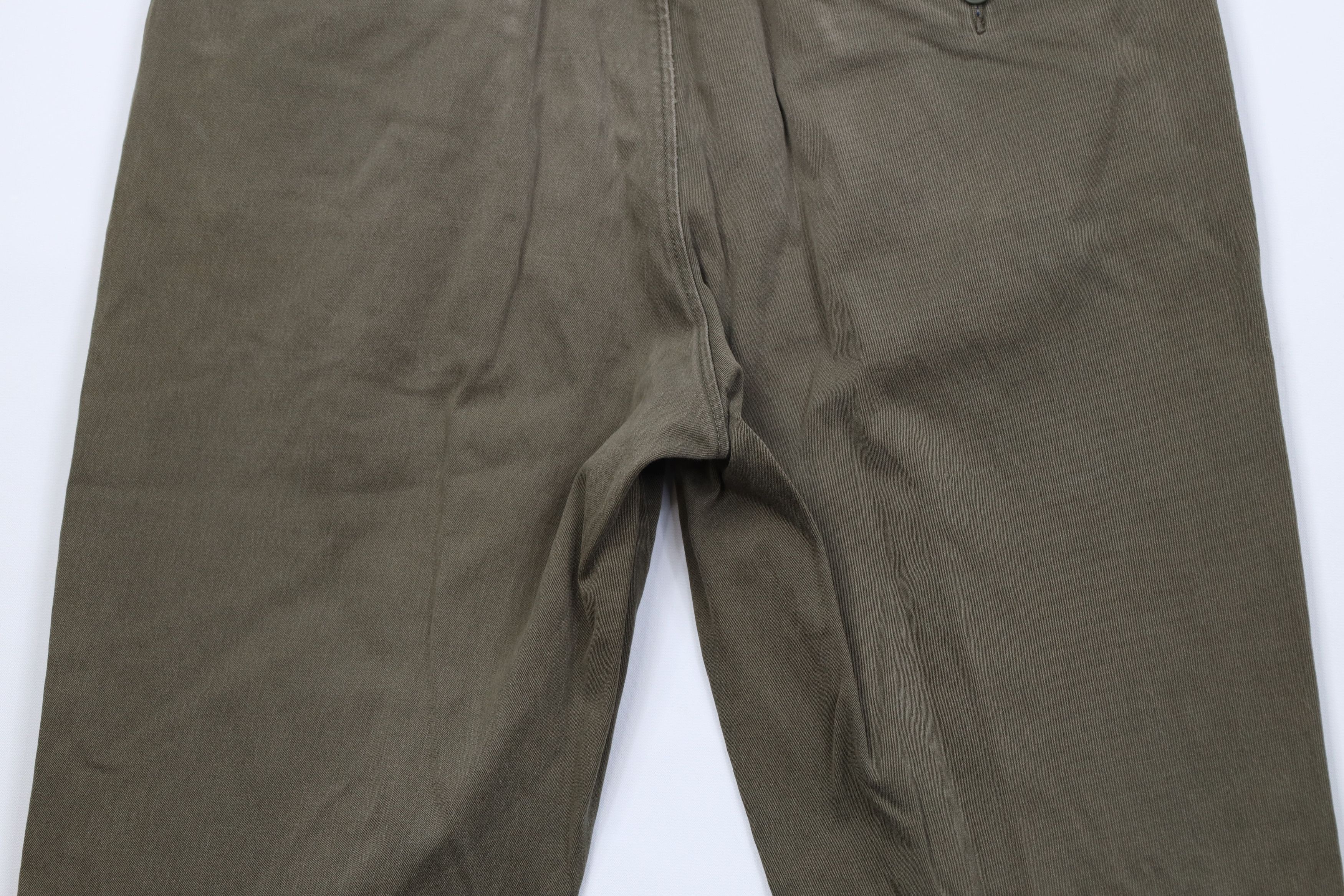 J.Crew J Crew 770 Straight Leg Stretch Chino Pants Olive Green Size US 33 - 13 Thumbnail