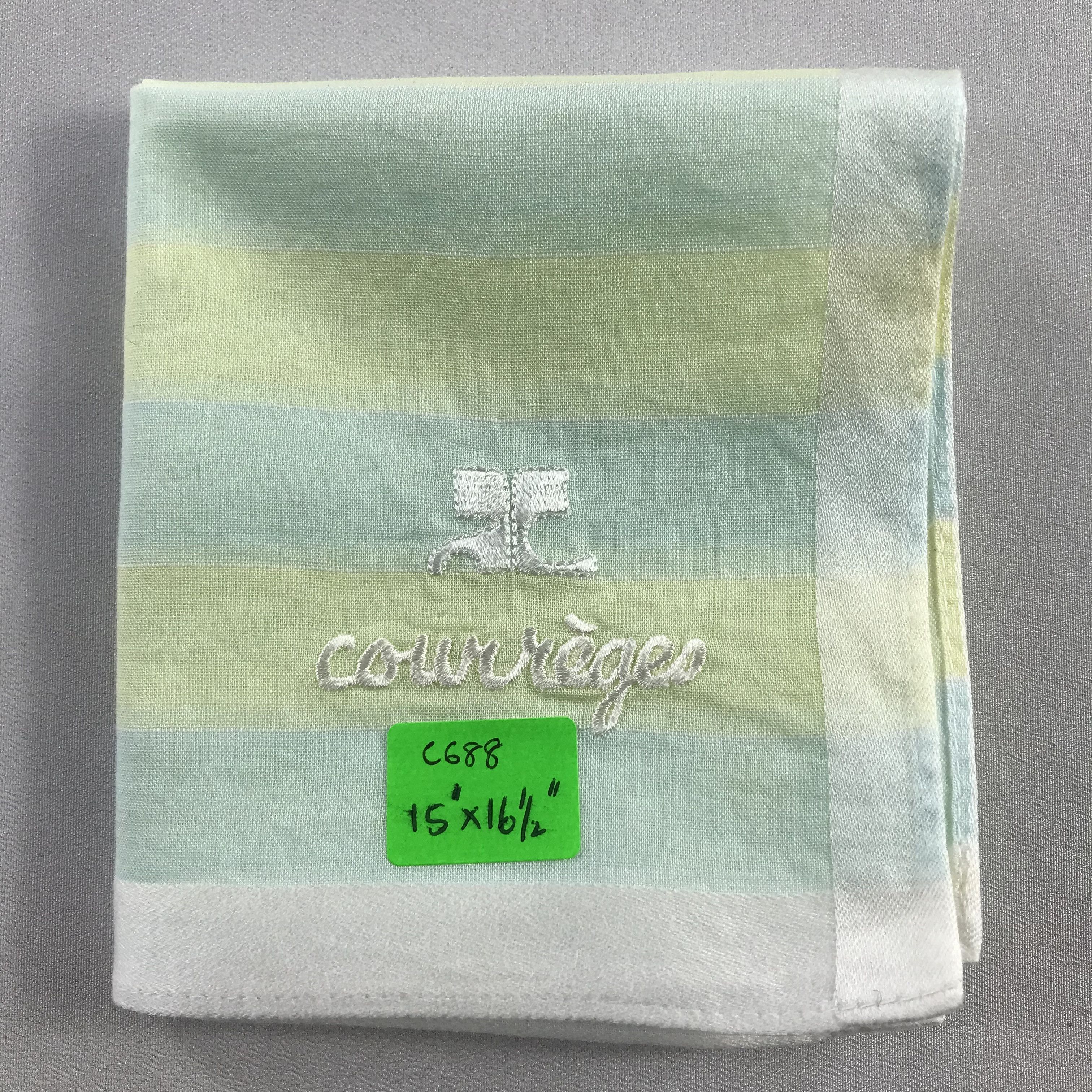 Courreges Courreges Handkerchief / Bandana / Neckerchief C688 Size ONE SIZE - 7 Thumbnail