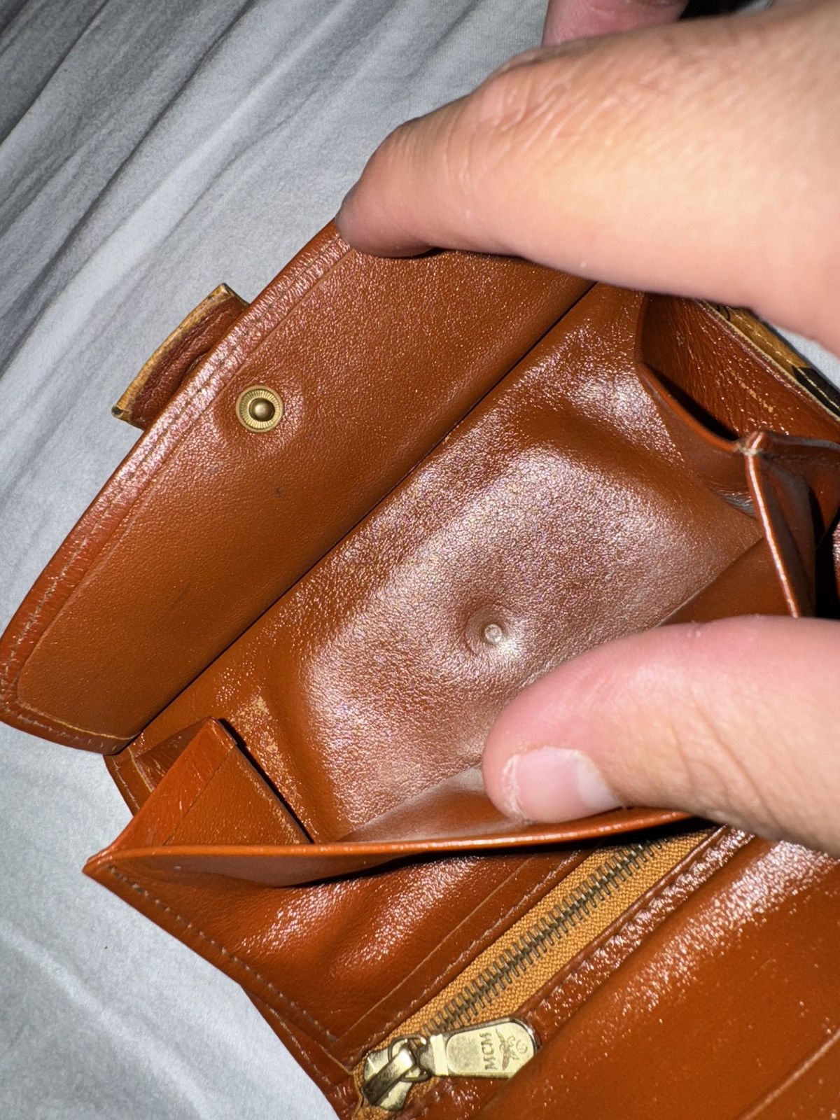 MCM MCM VISETOS BIFOLD CLASP WALLET Size ONE SIZE - 4 Thumbnail