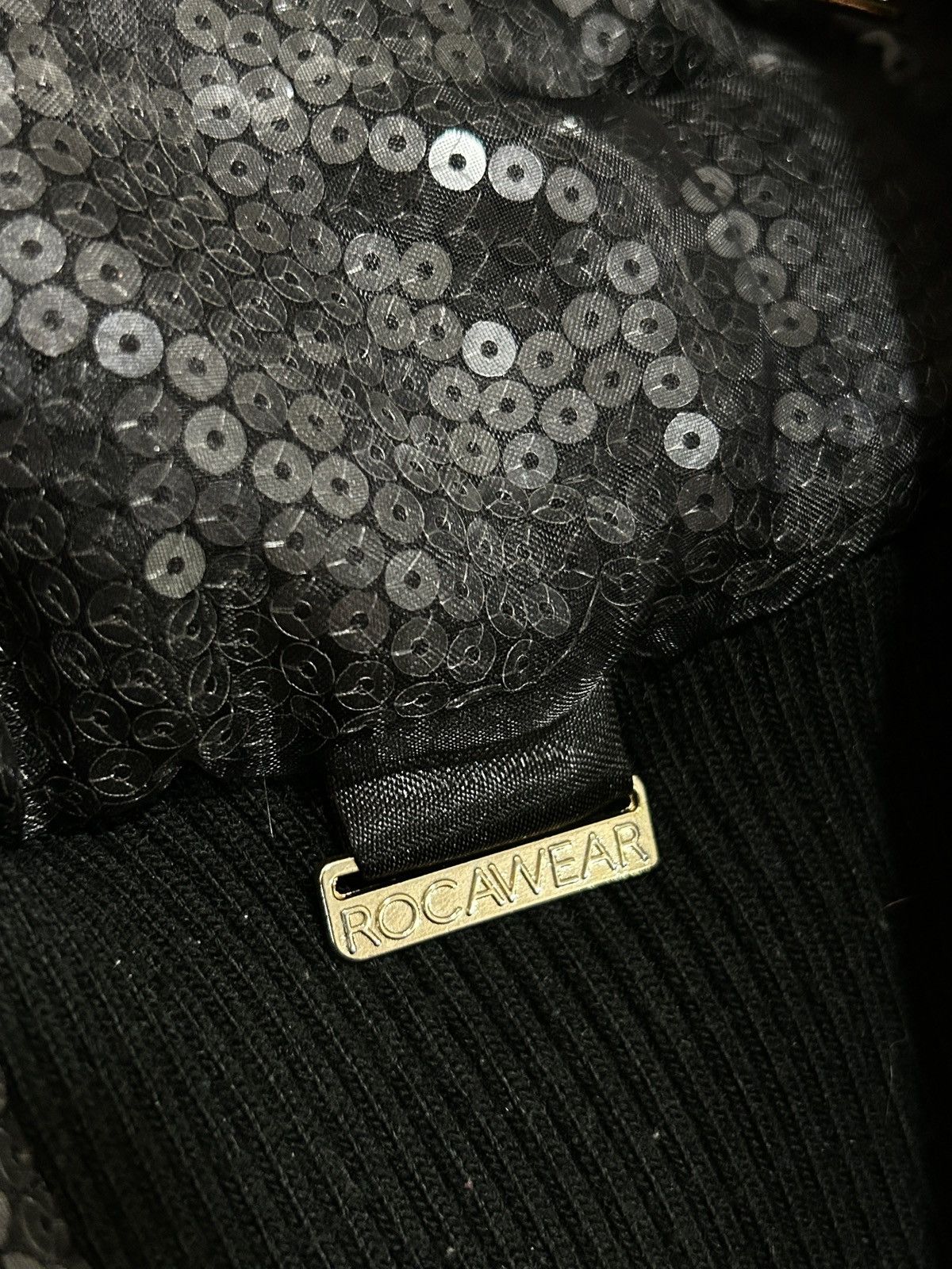 Rocawear Roccawear Sequin Fur Hood Bomber Jacket Size M / US 6-8 / IT 42-44 - 7 Thumbnail