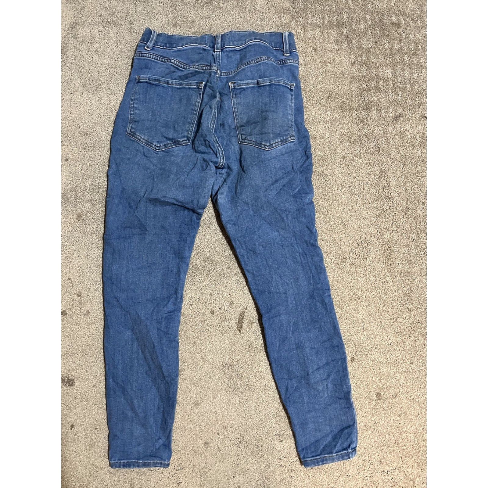 Express Express Womens Skinny High Rise Stretch Legging Pants~Size 4R Blue Career Size 27" / US 4 / IT 40 - 3 Thumbnail