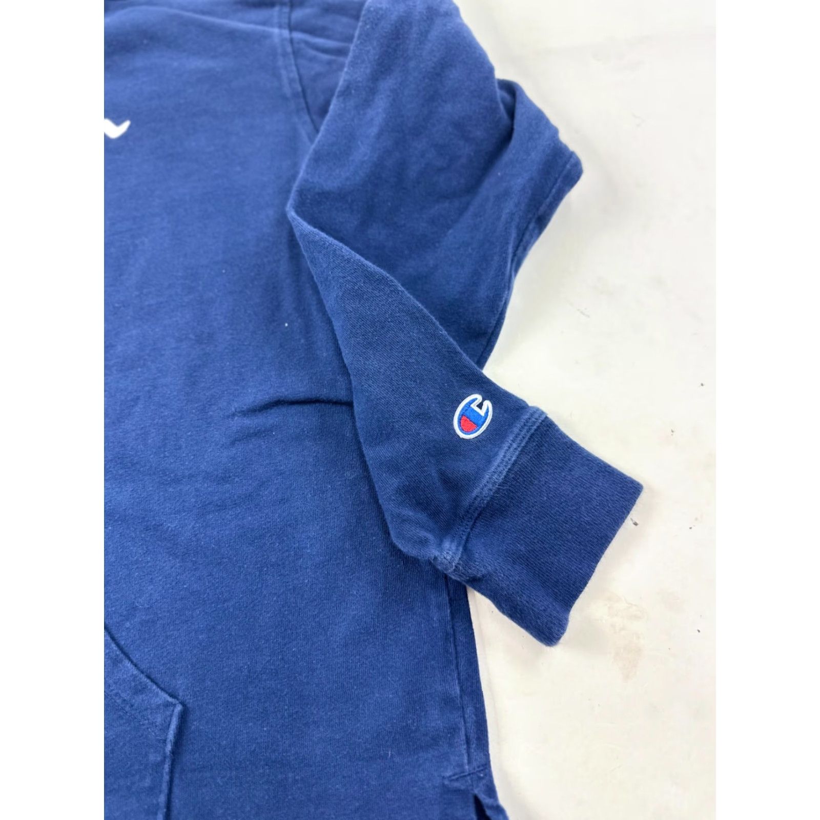 Champion Champion Hoodie Mens Adult Medium Blue Script Spellout Logo Pullover Size US M / EU 48-50 / 2 - 3 Thumbnail