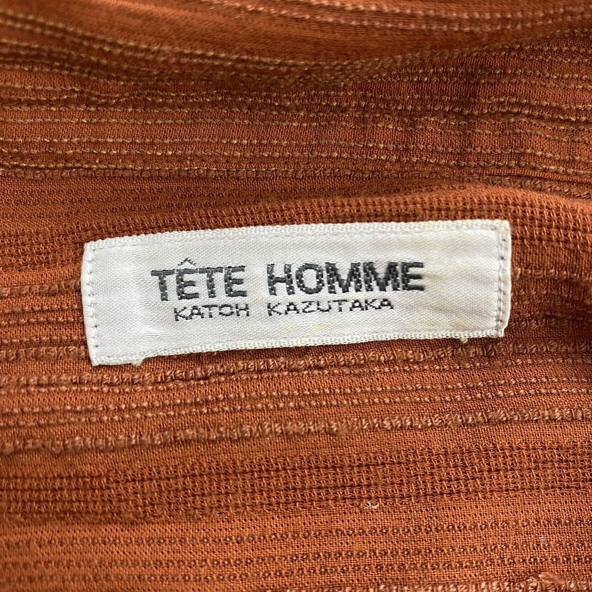 Tete Homme Vintage Tete Homme Katoh Kazukata Issey Miyake Button Shirt Size US L / EU 52-54 / 3 - 6 Thumbnail