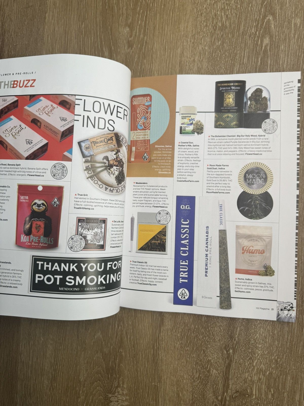 Wiz Khalifa California Hiii Marijuana Culture #1 Magazine (High Times) Size ONE SIZE - 5 Thumbnail