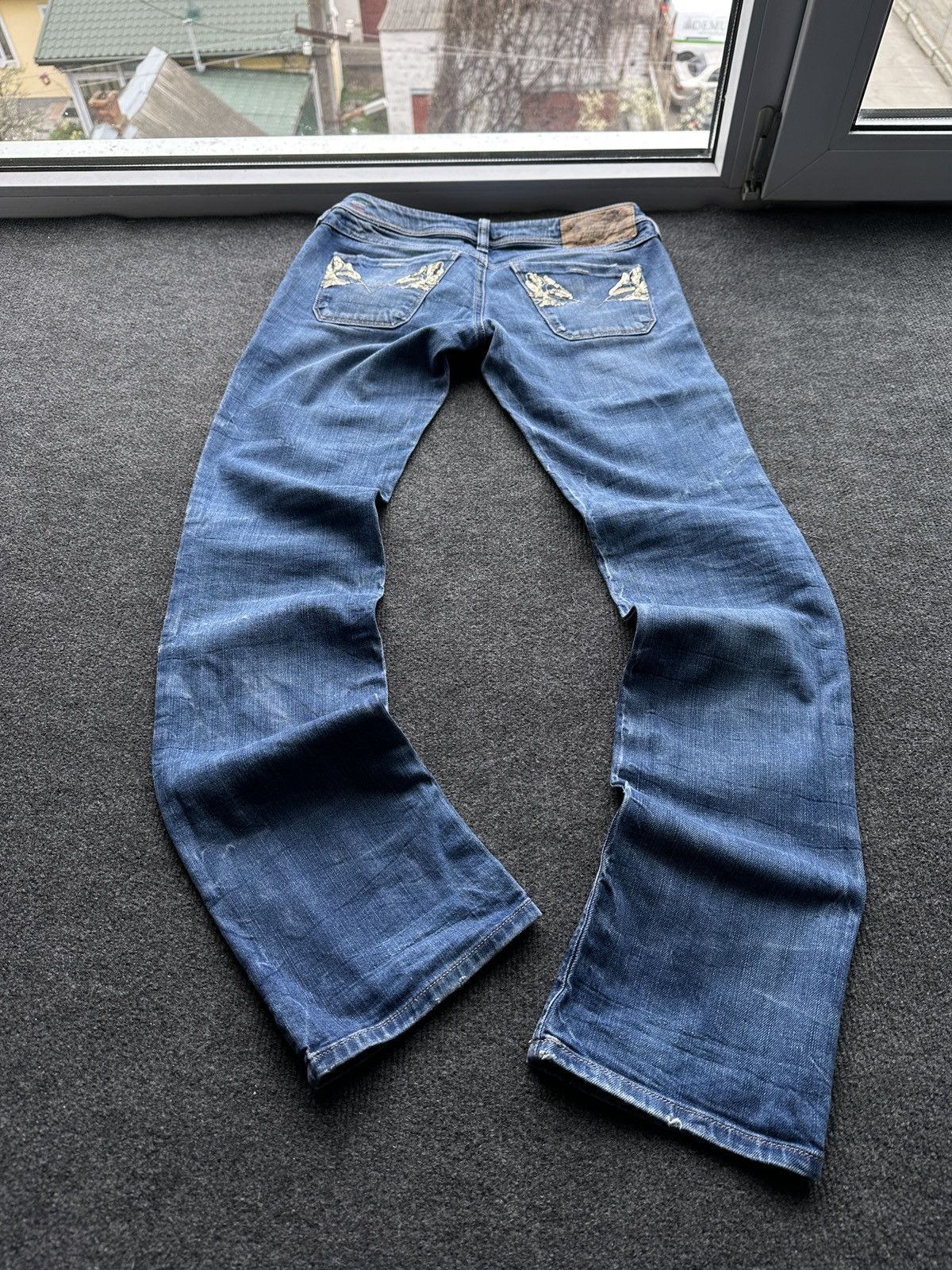 Diesel OPIUM 🚨 DIESEL WMN DENIM JEANS AVANT GARDE Y2K IFSIXWASNINE Size 28" / US 6 / IT 42 - 1 Thumbnail
