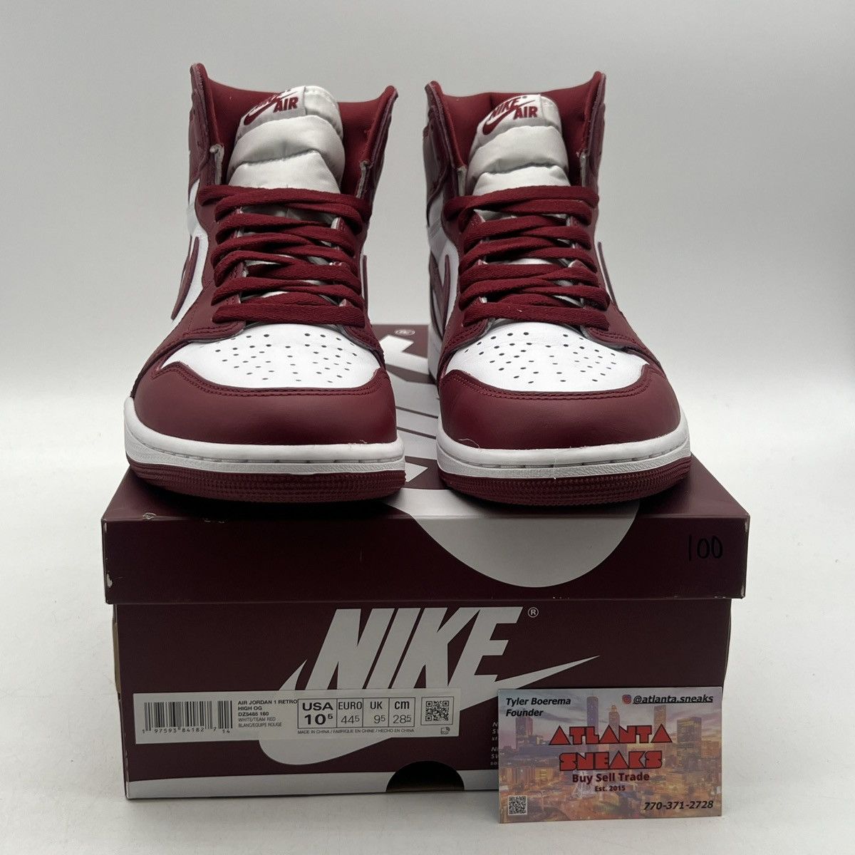 Jordan Brand Air Jordan 1 high Artisanal red Size US 10.5 / EU 43-44 - 2 Thumbnail