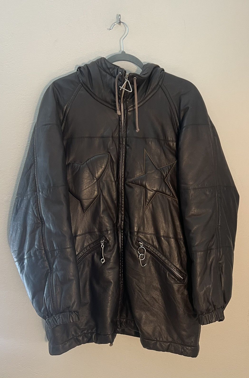 Issey Miyake Issey Miyake Brown Leather Puff Parka Size US M / EU 48-50 / 2 - 1 Thumbnail