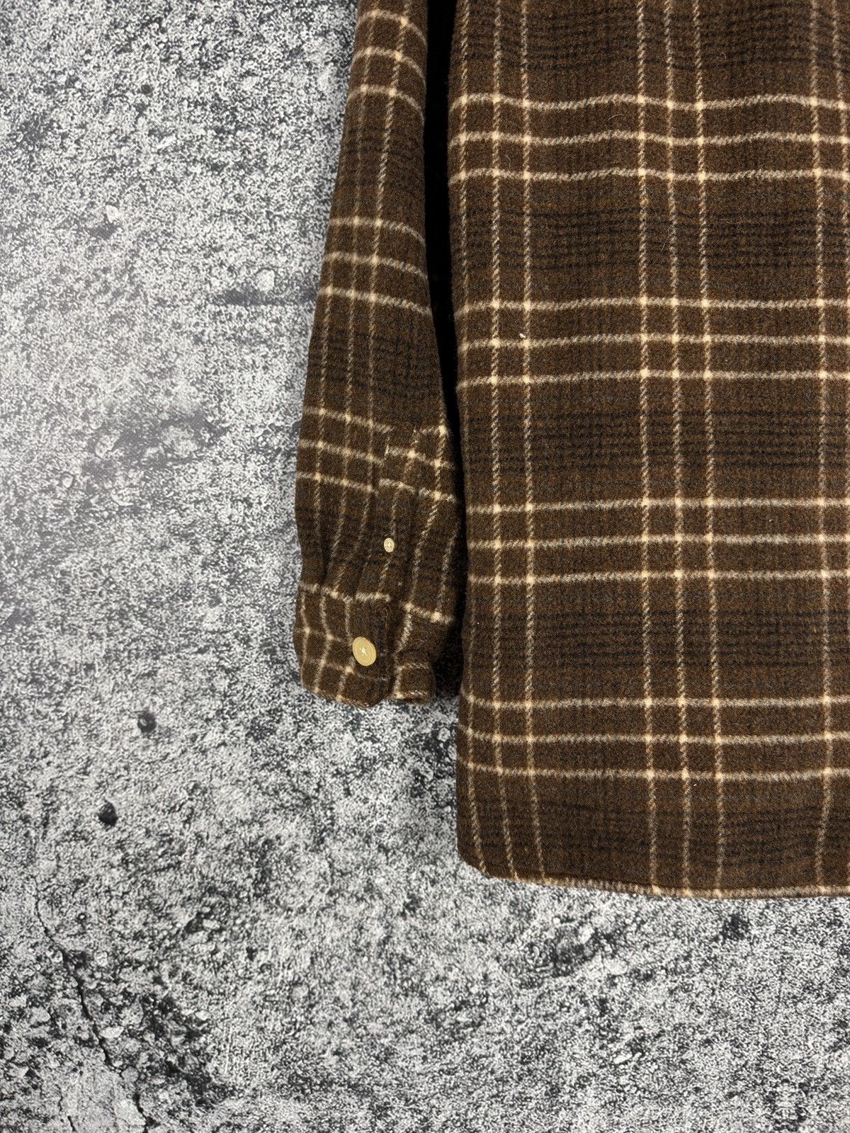 Allsaints Allsaints Nikko Long Sleeve Overshirt Heavyweight Shirt Sz M Size US M / EU 48-50 / 2 - 13 Thumbnail