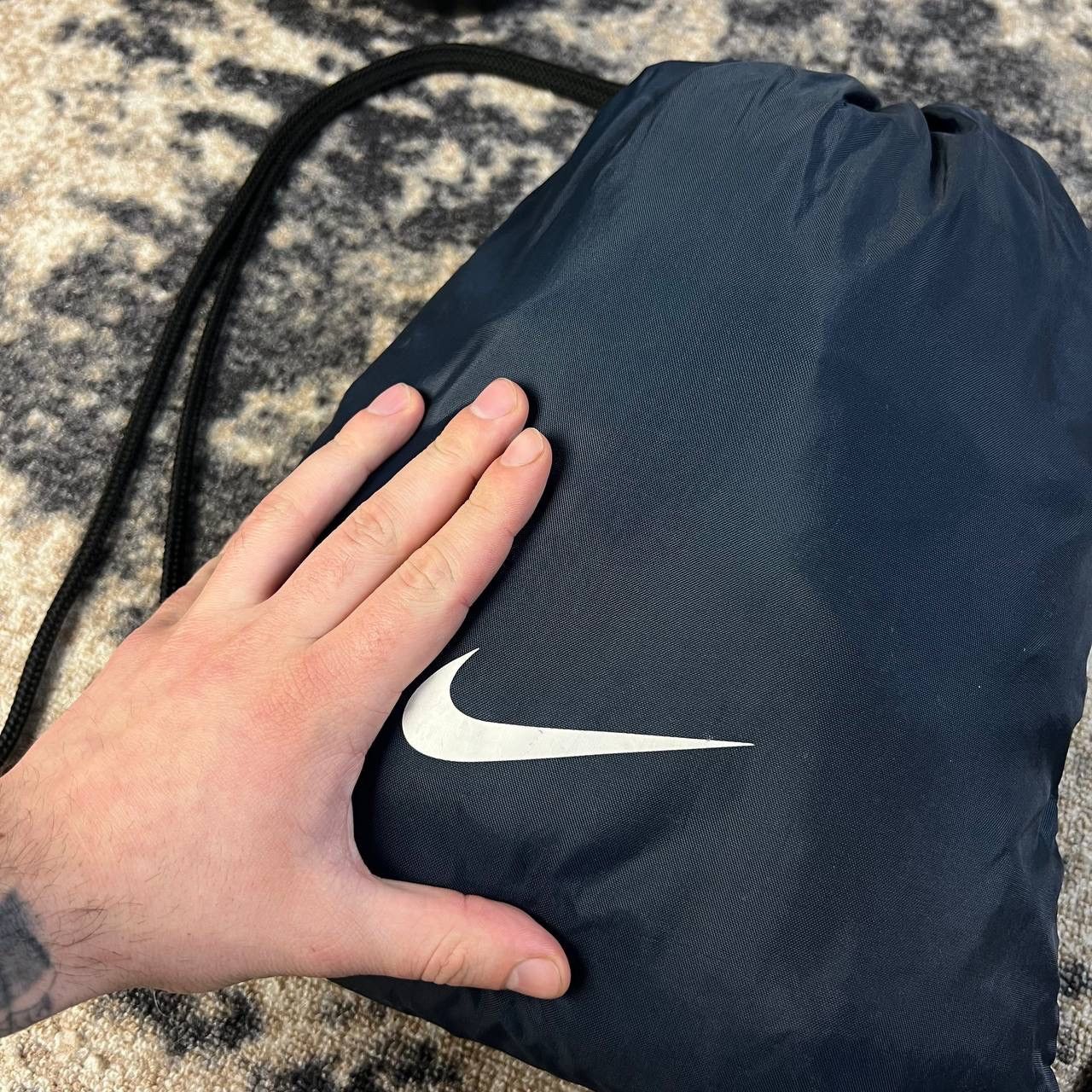 Nike Nike Vintage Y2K Big Swoosh Shoe Bag Streetwear Style Size ONE SIZE - 2 Thumbnail