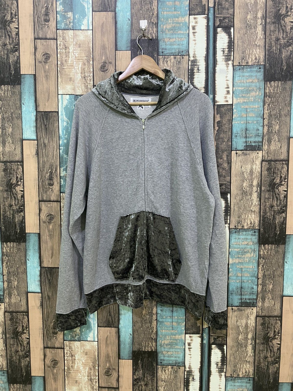 Vintage Nepenthes by Needles Velvet Hoodie Sweater