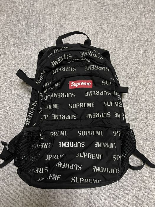 Supreme Supreme 3m reflective repeat backpack | Grailed