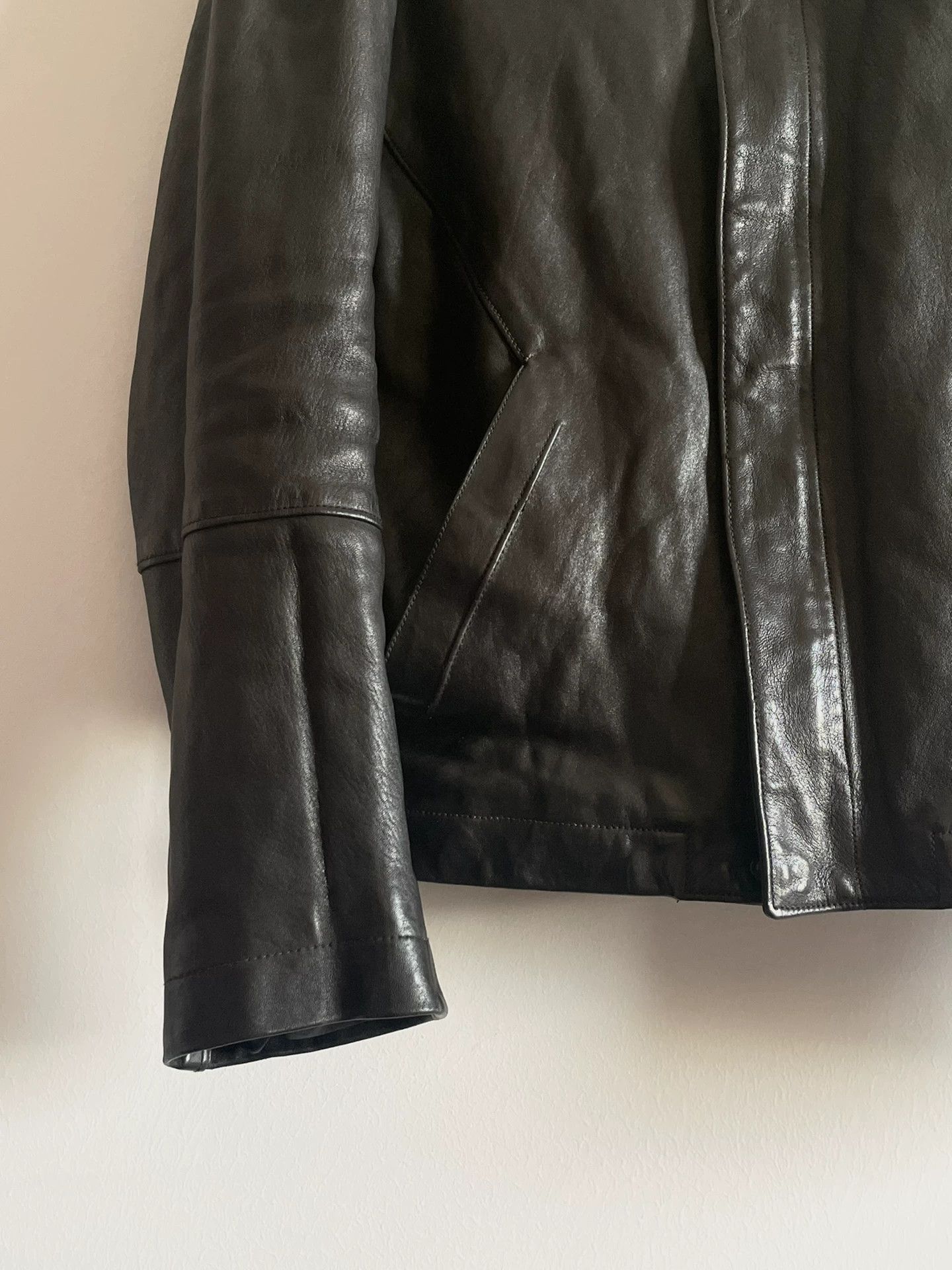 Jil Sander Jil Sander by Raf Simons AW08 Horsehide Biker Jacket 46 Size US S / EU 44-46 / 1 - 6 Thumbnail