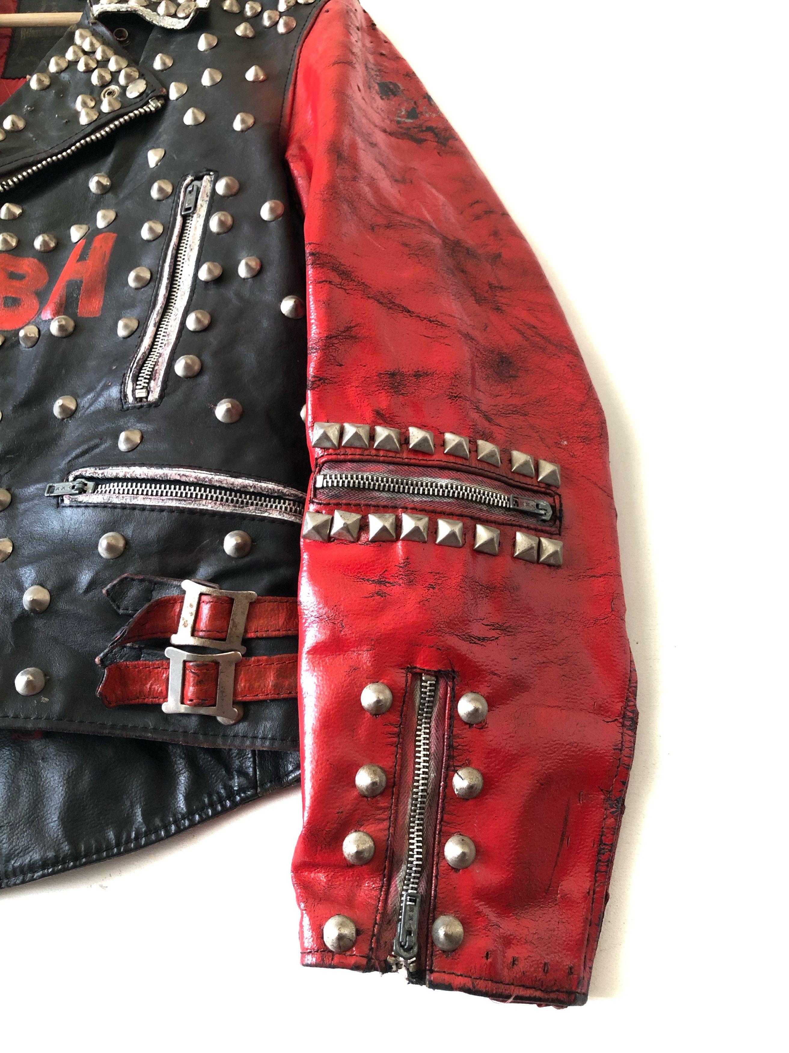 Band Tees GRAIL🔥80’S PUNK GBH DISCHARGE PUNK NOT DEAD LEATHER JACKET Size US S / EU 44-46 / 1 - 7 Thumbnail