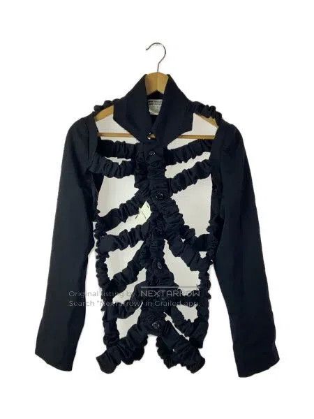 Comme des Garcons Comme des Garcons Black Retro Openwork Design Blazer Size L / US 10 / IT 46 - 1 Thumbnail