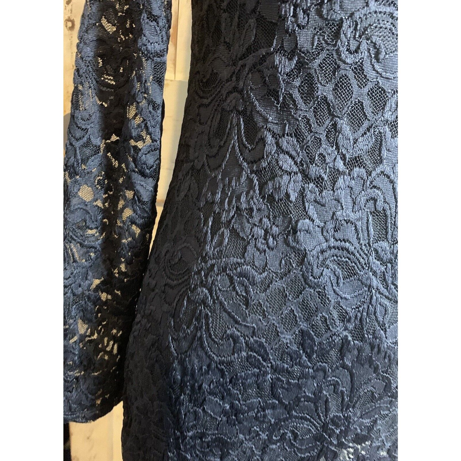 Bar III Bar III Women Lace Bodycon Dress Deep Black Size XS Size XS / US 0-2 / IT 36-38 - 8 Thumbnail