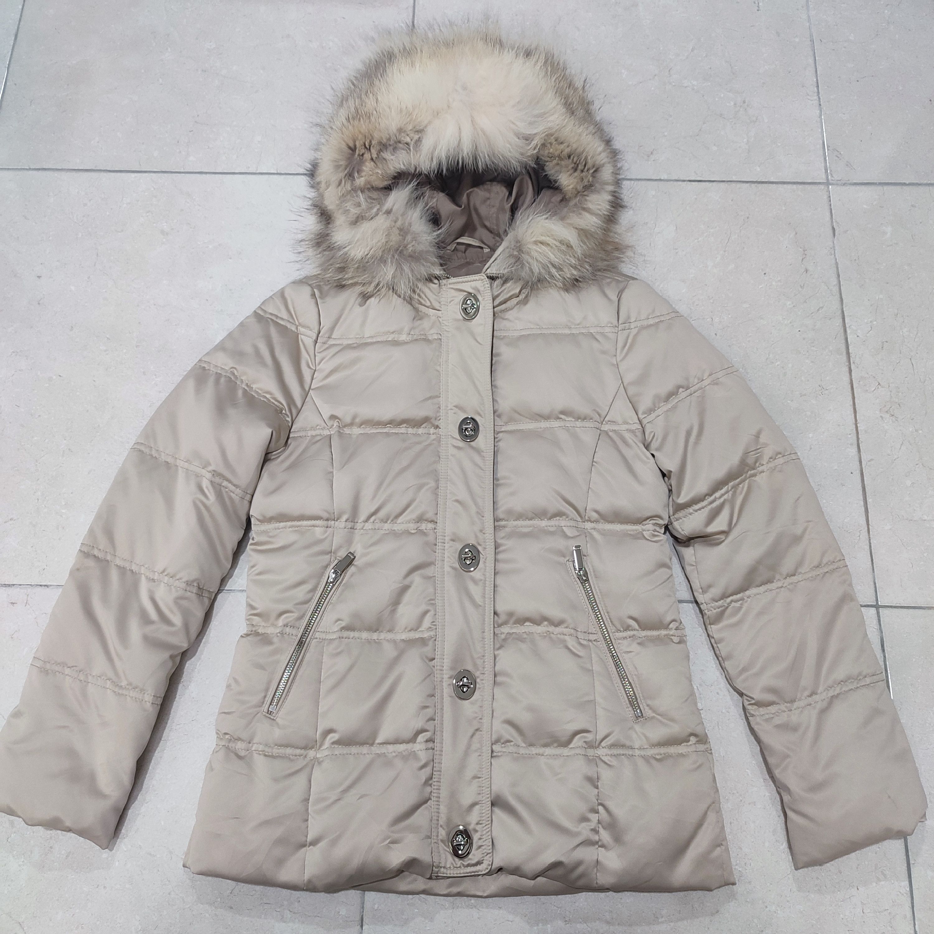 Coach × The Mountain 🔥STEALS🔥Rare Coach New York Faux Fur Down Jacket Size XS / US 0-2 / IT 36-38 - 1 Thumbnail
