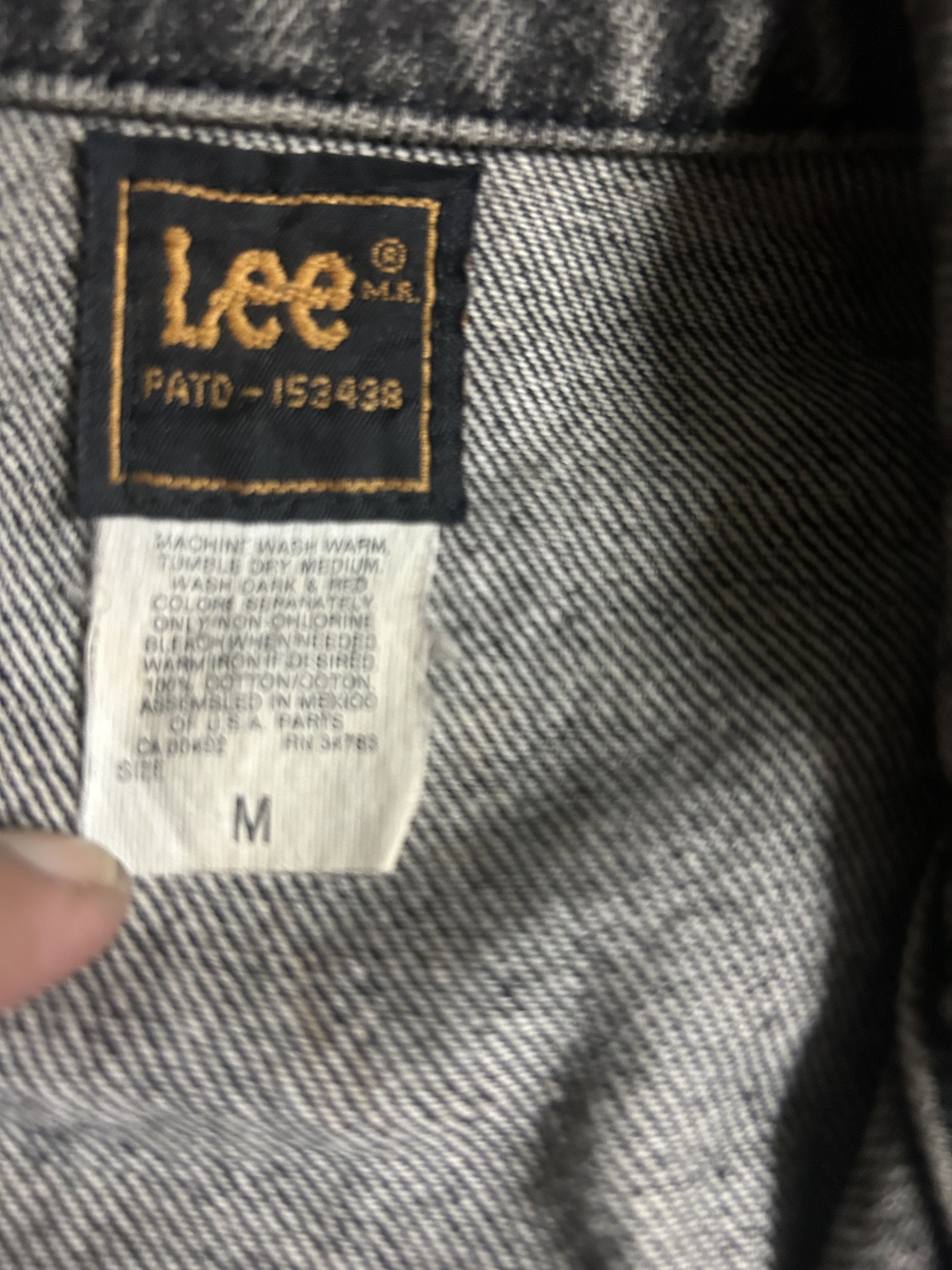 Lee Vintage Lee Denim Jacket 80s USA Cropped Point Hem Trucker Size M / US 6-8 / IT 42-44 - 7 Thumbnail