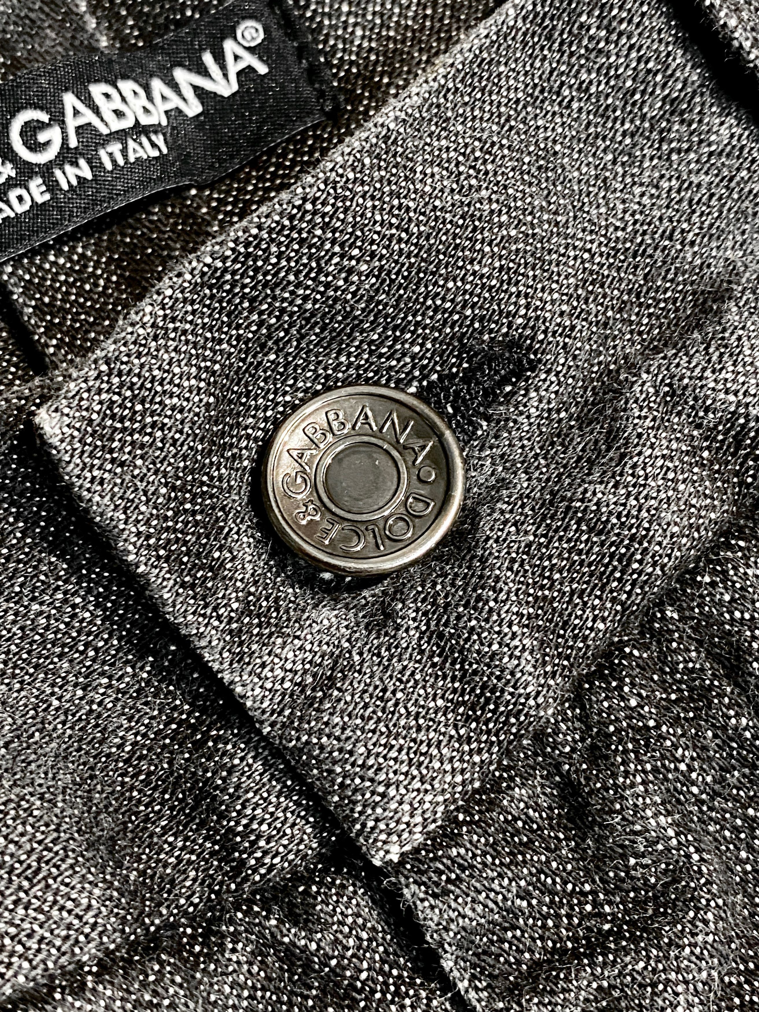 Dolce & Gabbana Dolce & Gabbana DG Logo Denim Washed Classic Straight Jeans Size US 32 / EU 48 - 9 Thumbnail