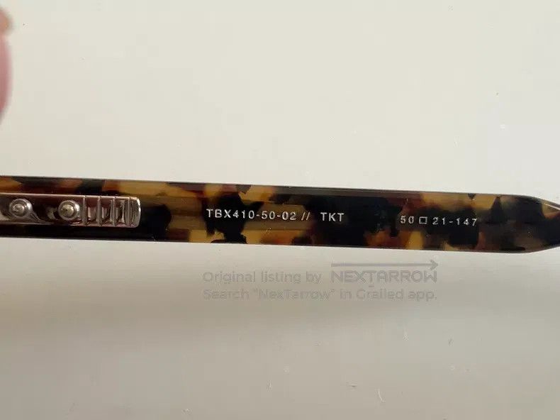 Thom Browne Thom Browne Tortoise Shell Eyeglass Frame Size ONE SIZE - 3 Thumbnail