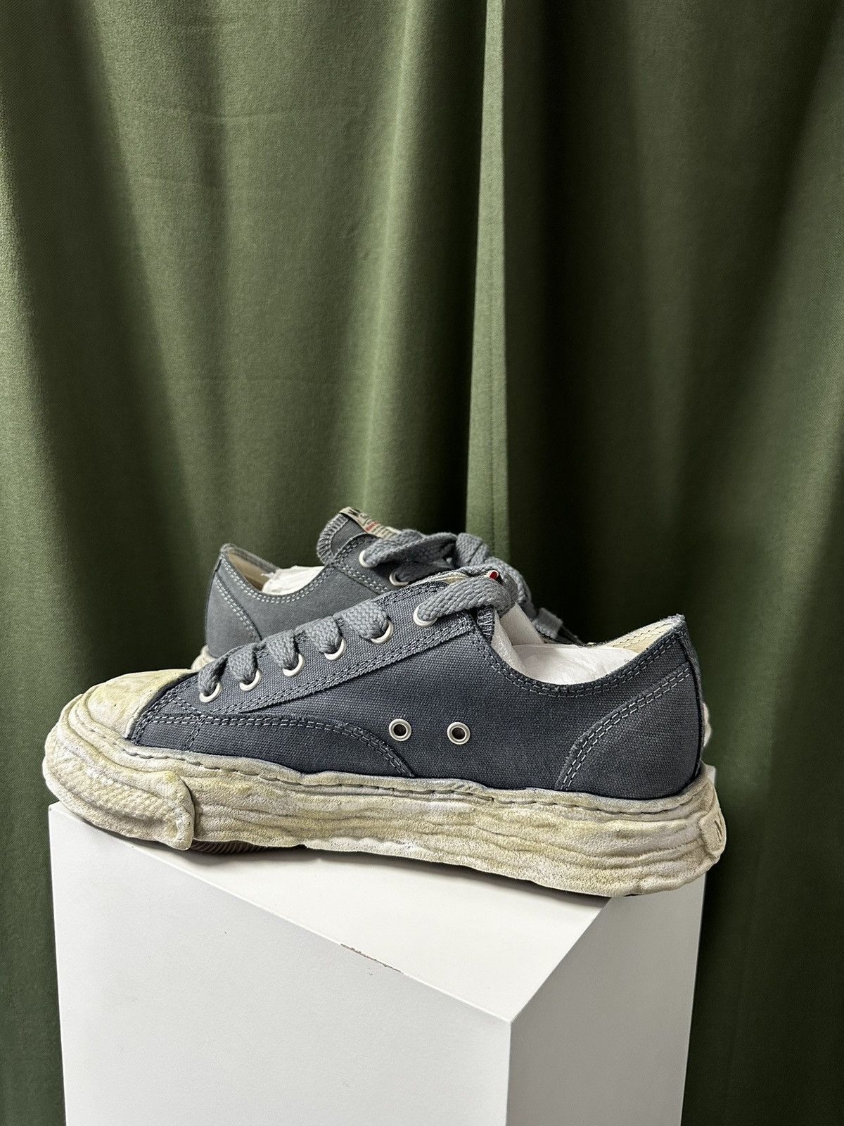 Maison MIHARA YASUHIRO Maison Mihara Peterson 23 OG Sole Canvas Low Dyed Black Size US 10.5 / EU 43-44 - 7 Thumbnail