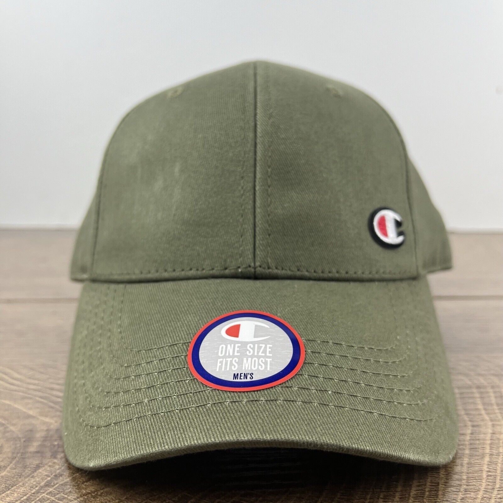 Champion Champion Green Hat Champion Brand Baseball Cap Adjustable Gr Size ONE SIZE - 3 Thumbnail