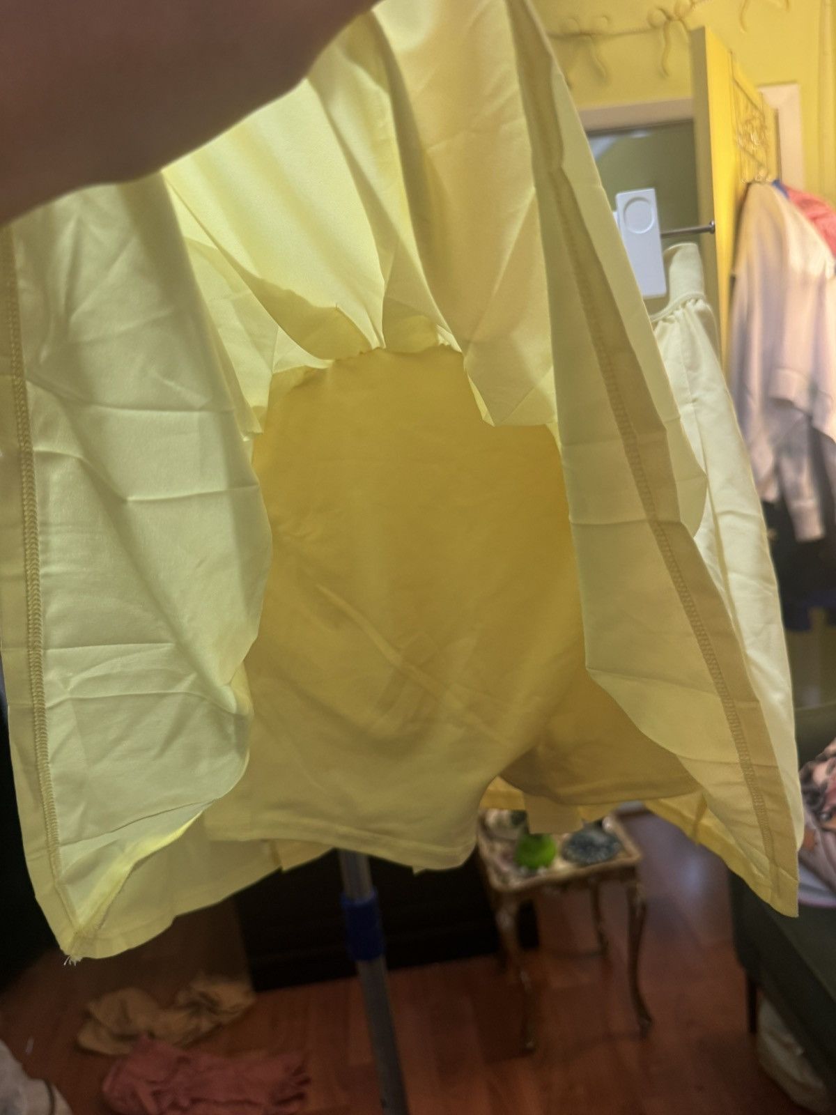 Alo Alo Yellow Pleated Tennis Skirt S Size 26" / US 2 / IT 38 - 4 Thumbnail