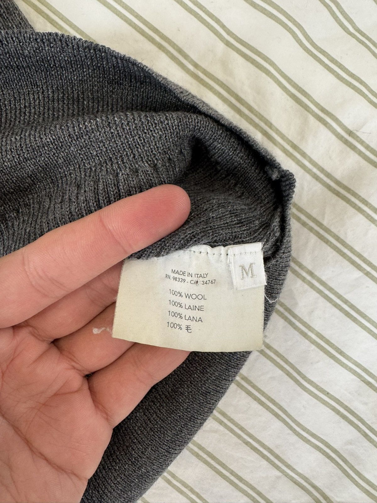 Miu Miu Miu Miu Men’s Grey Cardigan Size US M / EU 48-50 / 2 - 6 Thumbnail