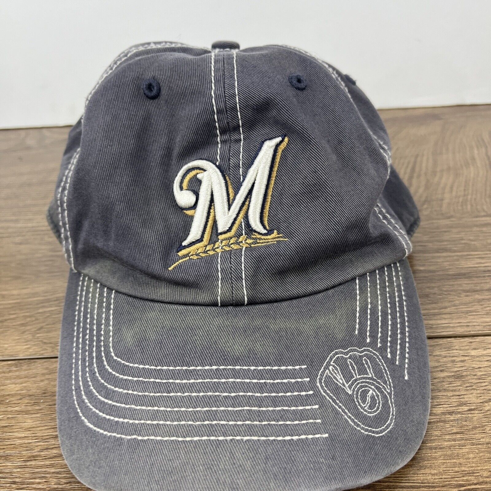 Other Milwaukee Brewers Hat Twins Enterprise Hat Gray Adjustable A Size ONE SIZE - 8 Thumbnail