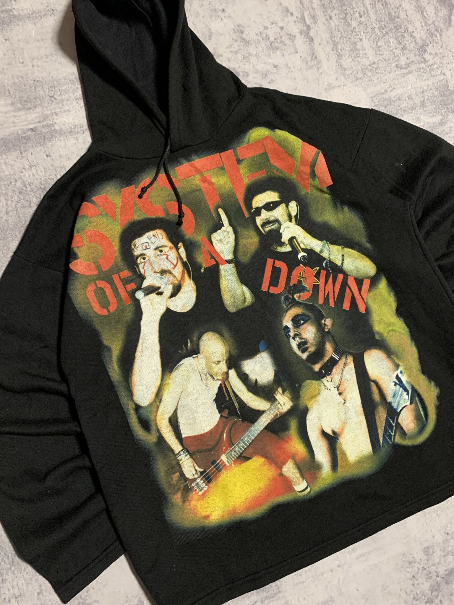Vintage Vintage AOP SYSTEM OF A DOWN TOXICITY Hoodie Size M Size US M / EU 48-50 / 2 - 3 Thumbnail