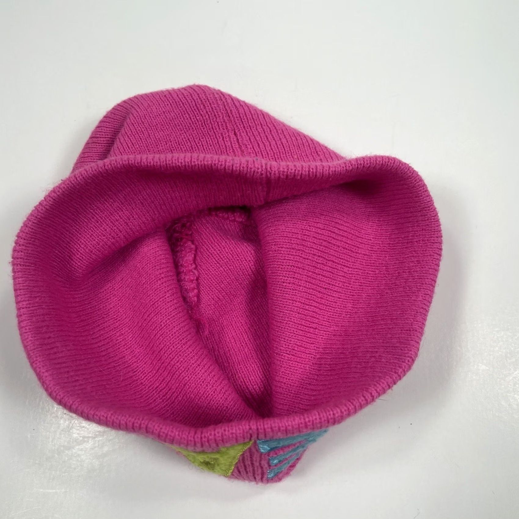 Vintage Peace Beanie Womens Winter Snow Knit Hat Pink One Size Fits All 100% Acrylic Night? Size ONE SIZE - 5 Thumbnail