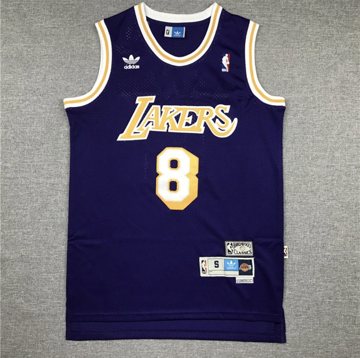 NBA Retrò Maglia Basket - Kobe Bryant Lakers Hardwood #8 - M Size US M / EU 48-50 / 2 - 1 Thumbnail