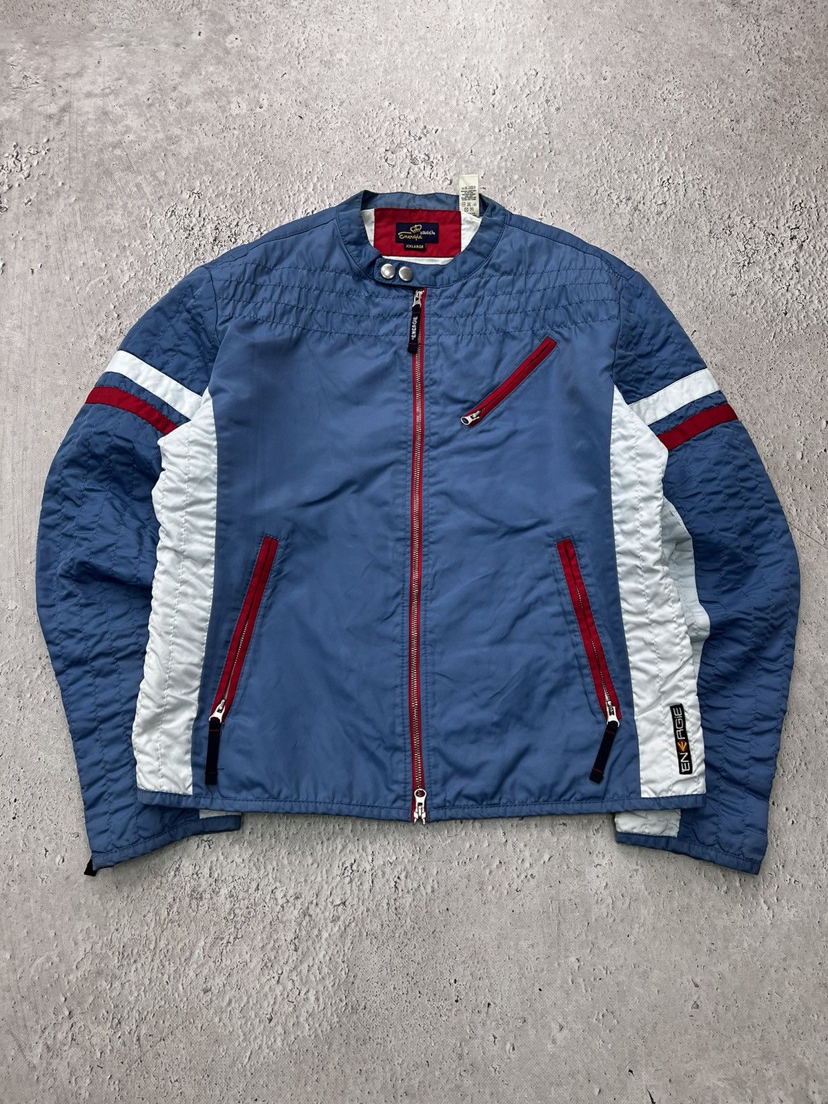 Diesel × If Six Was Nine × Le Grande Bleu (L.G.B.) VINTAGE RACING Y2K ENERGIE MAISON MARGIELA STYLE JACKET Size US XL / EU 56 / 4 - 1 Thumbnail